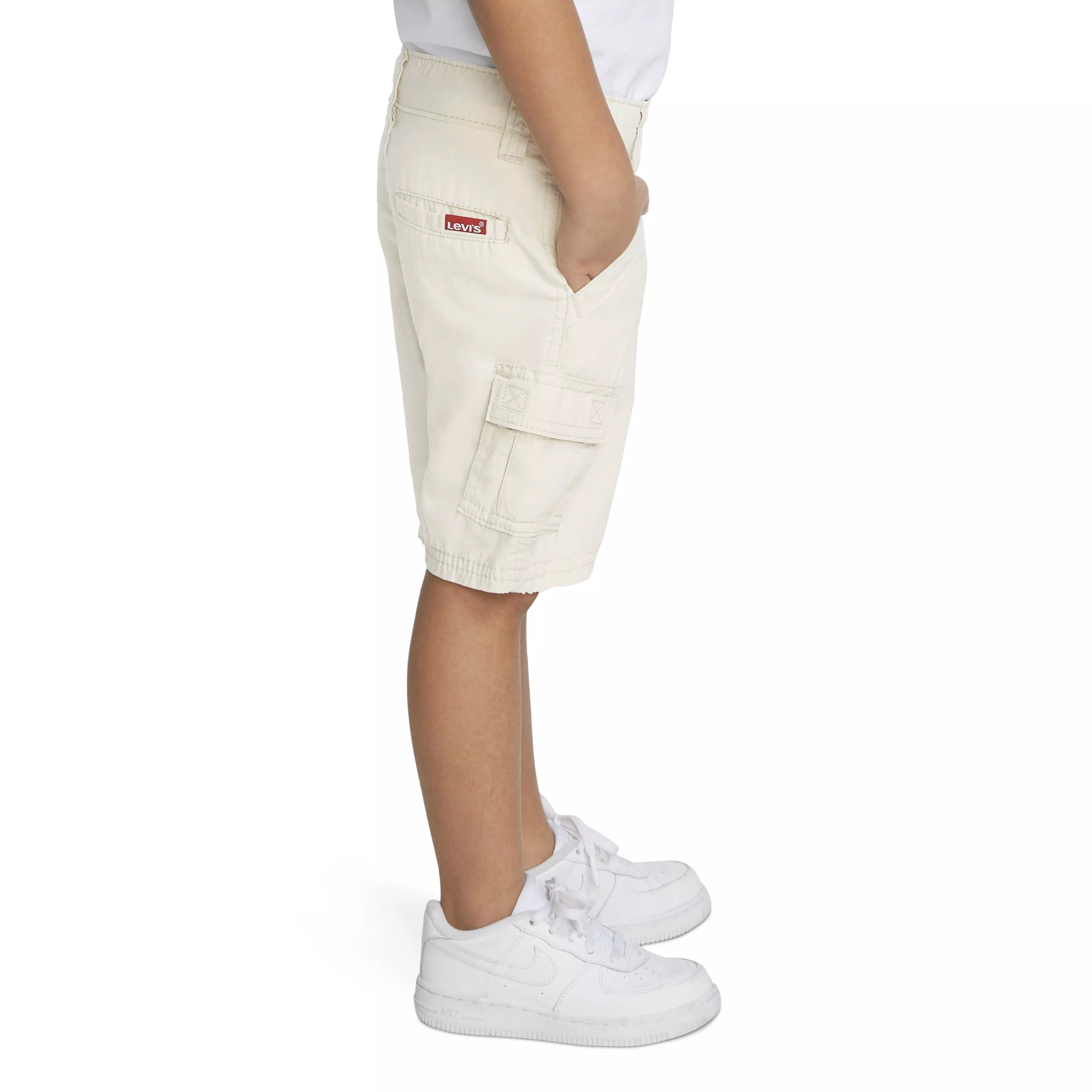 Levi's Toddler Boys' Red Tab Relaxed Cargo Shorts - Cream - CREAM
