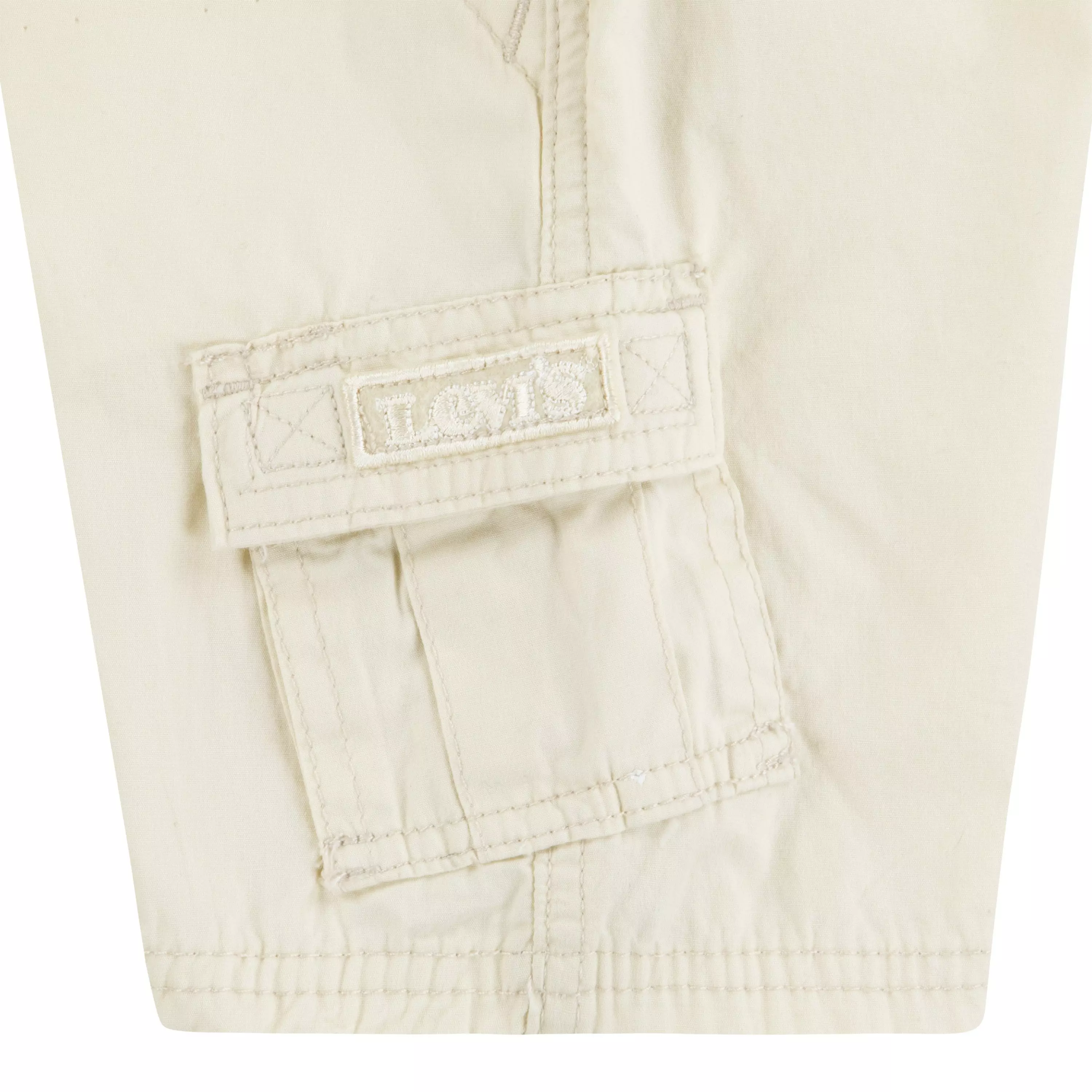 Levi's Toddler Boys' Red Tab Relaxed Cargo Shorts - Cream - CREAM