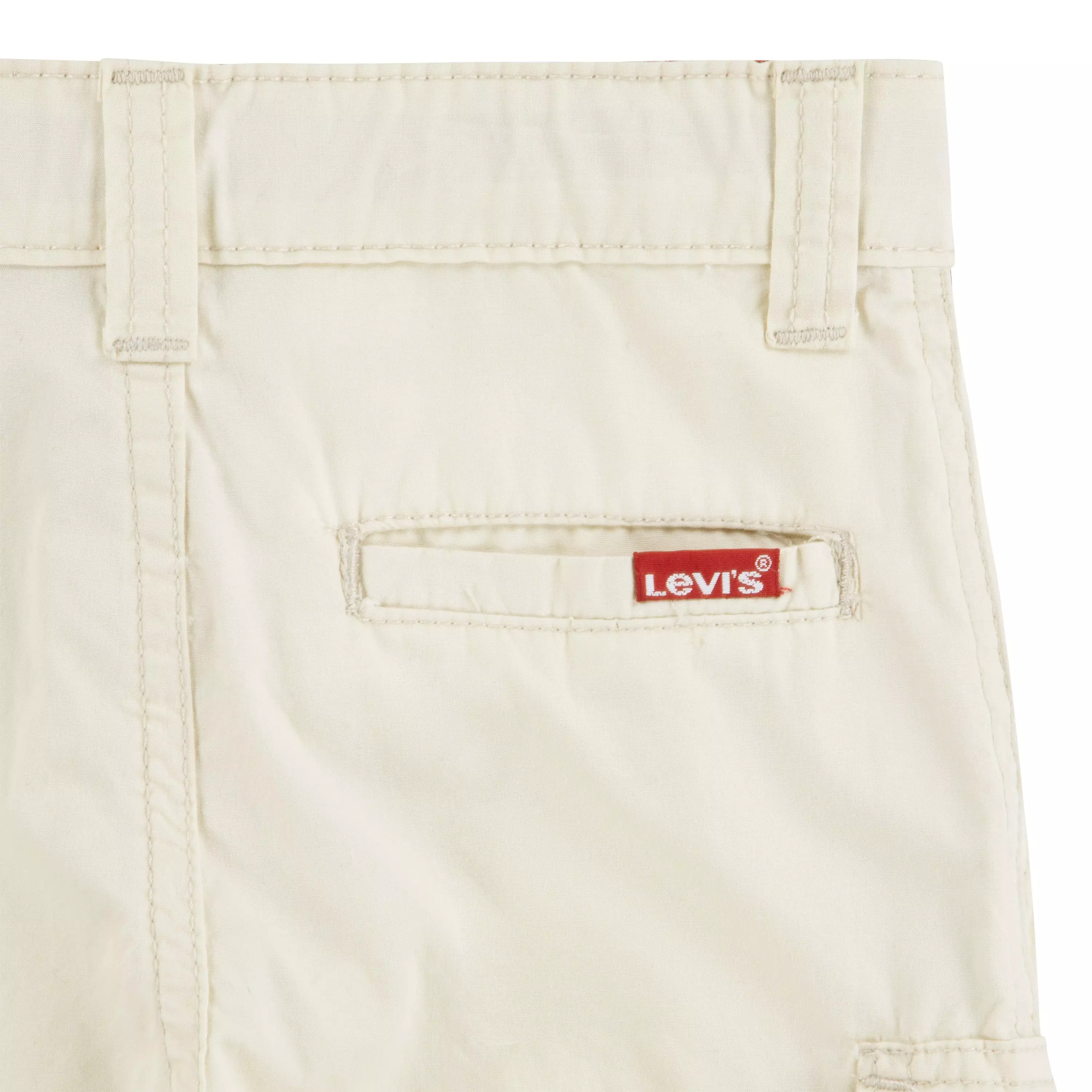 Levi's Toddler Boys' Red Tab Relaxed Cargo Shorts - Cream - CREAM