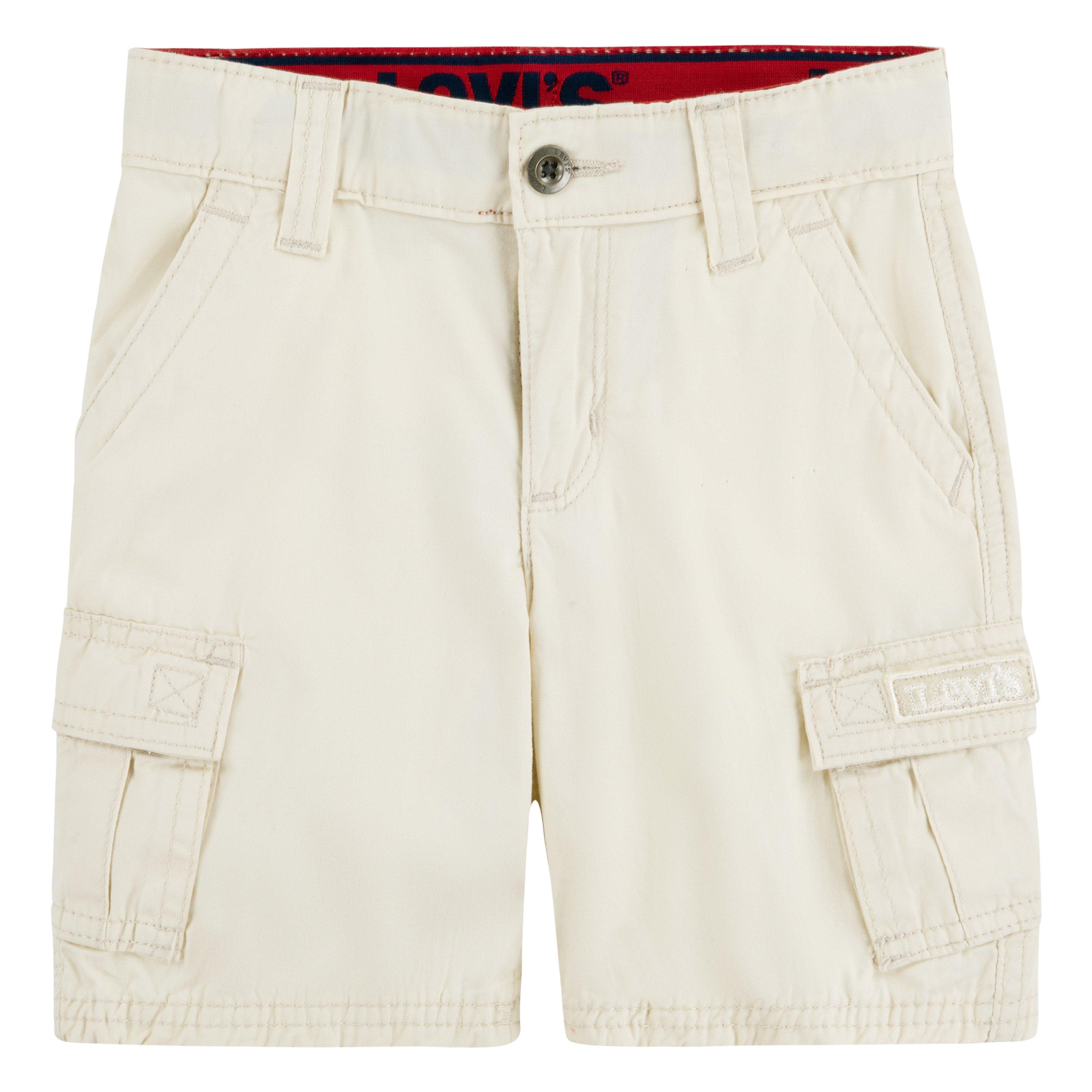 Levi's Red Tab Relaxed Toddler Boys' Cream Cargo Shorts