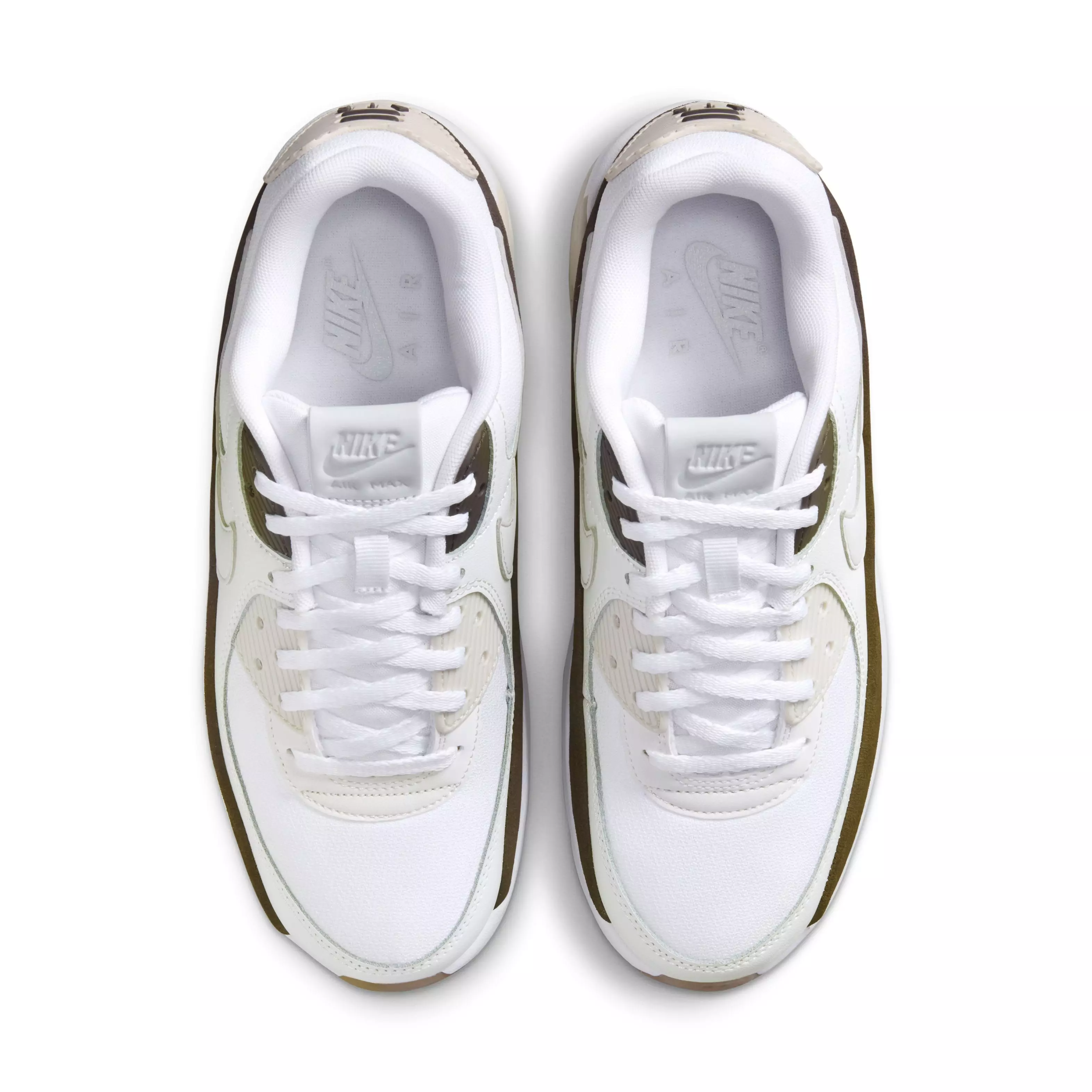 Nike Air Max 90 LV8 "White/Baroque Brown/Light Orewood Brown/Photon Dust" Women's Shoe