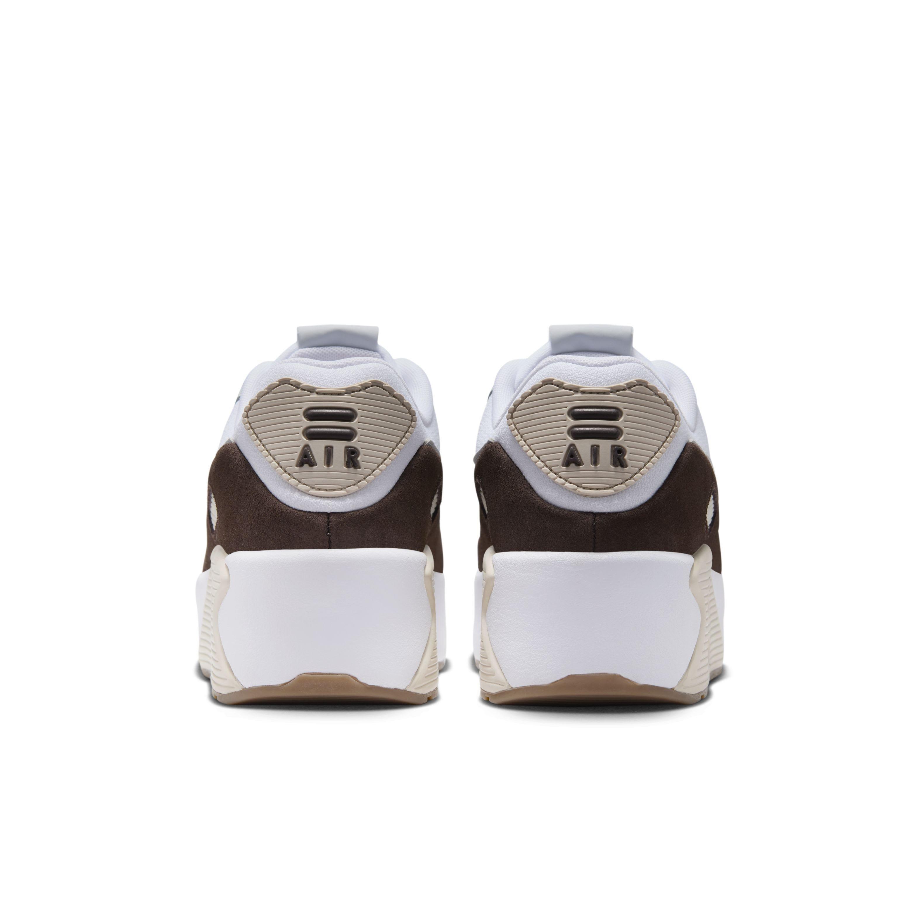 Nike Air Max 90 LV8 "White/Baroque Brown/Light Orewood Brown/Photon Dust" Women's Shoe - WHITE/BROWN/LT BROWN/DUST Thumbnail View 5