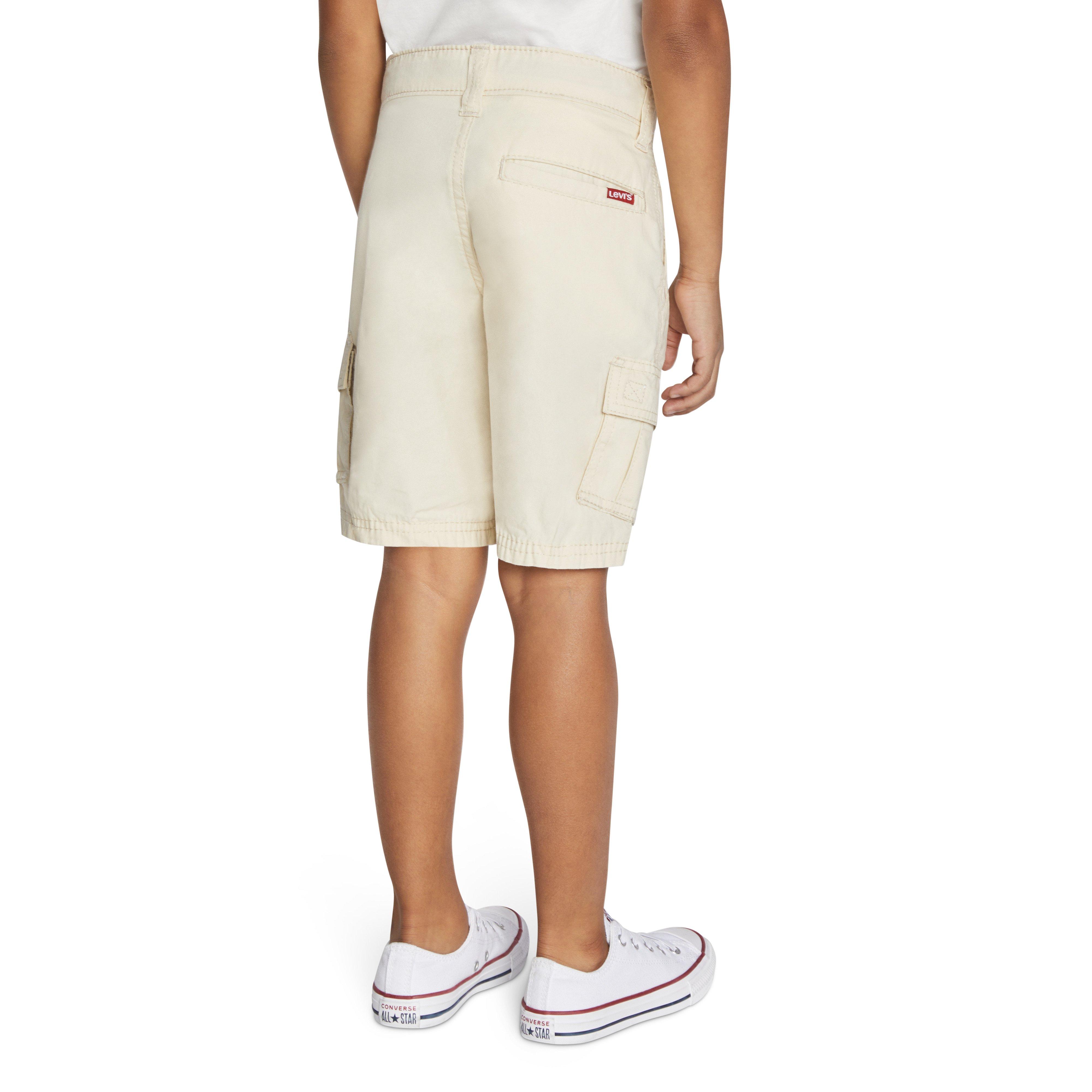 Levi's Red Tab Relaxed Little Boys' Cream Cargo Shorts