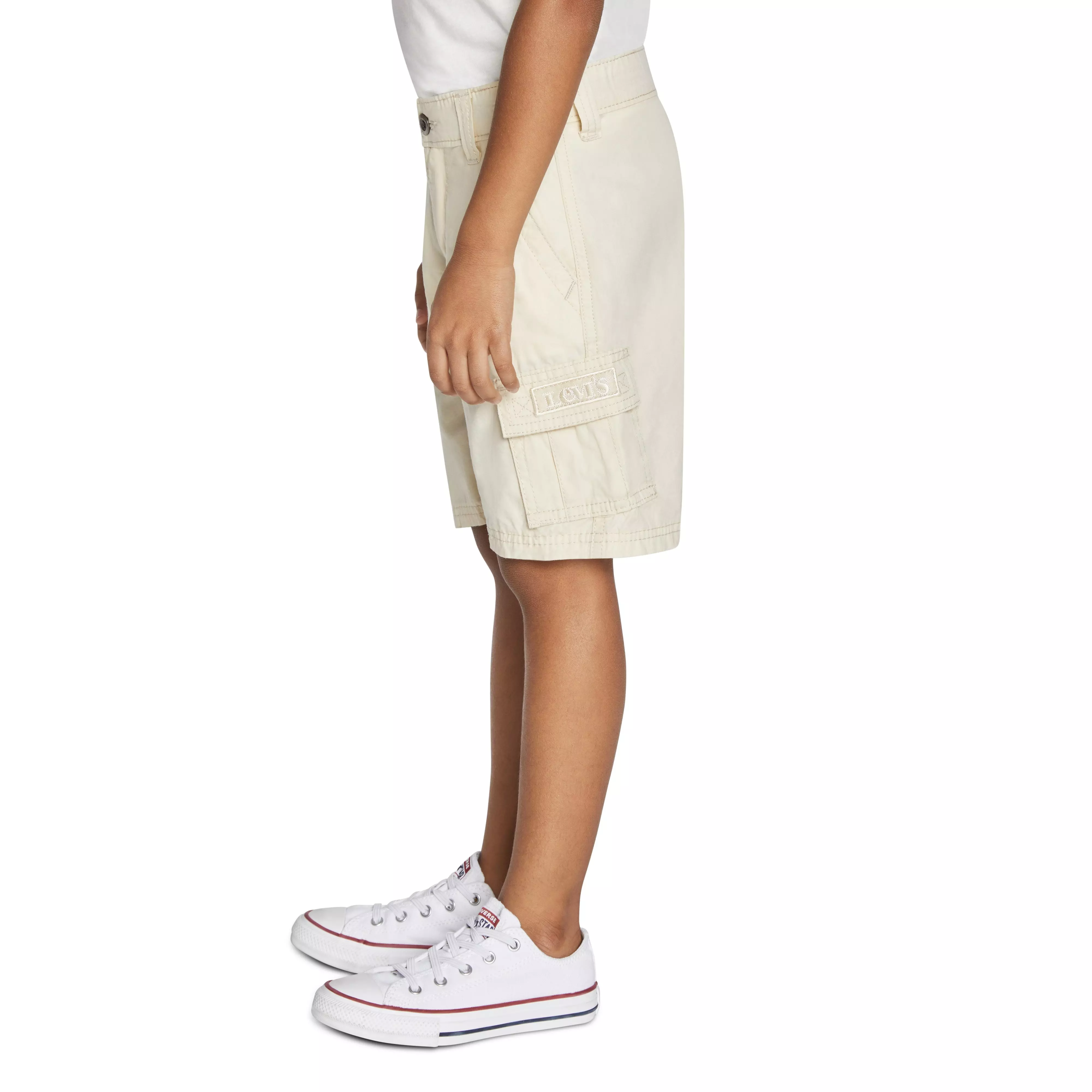 Levi's Red Tab Relaxed Little Boys' Cargo Shorts - Cream - CREAM