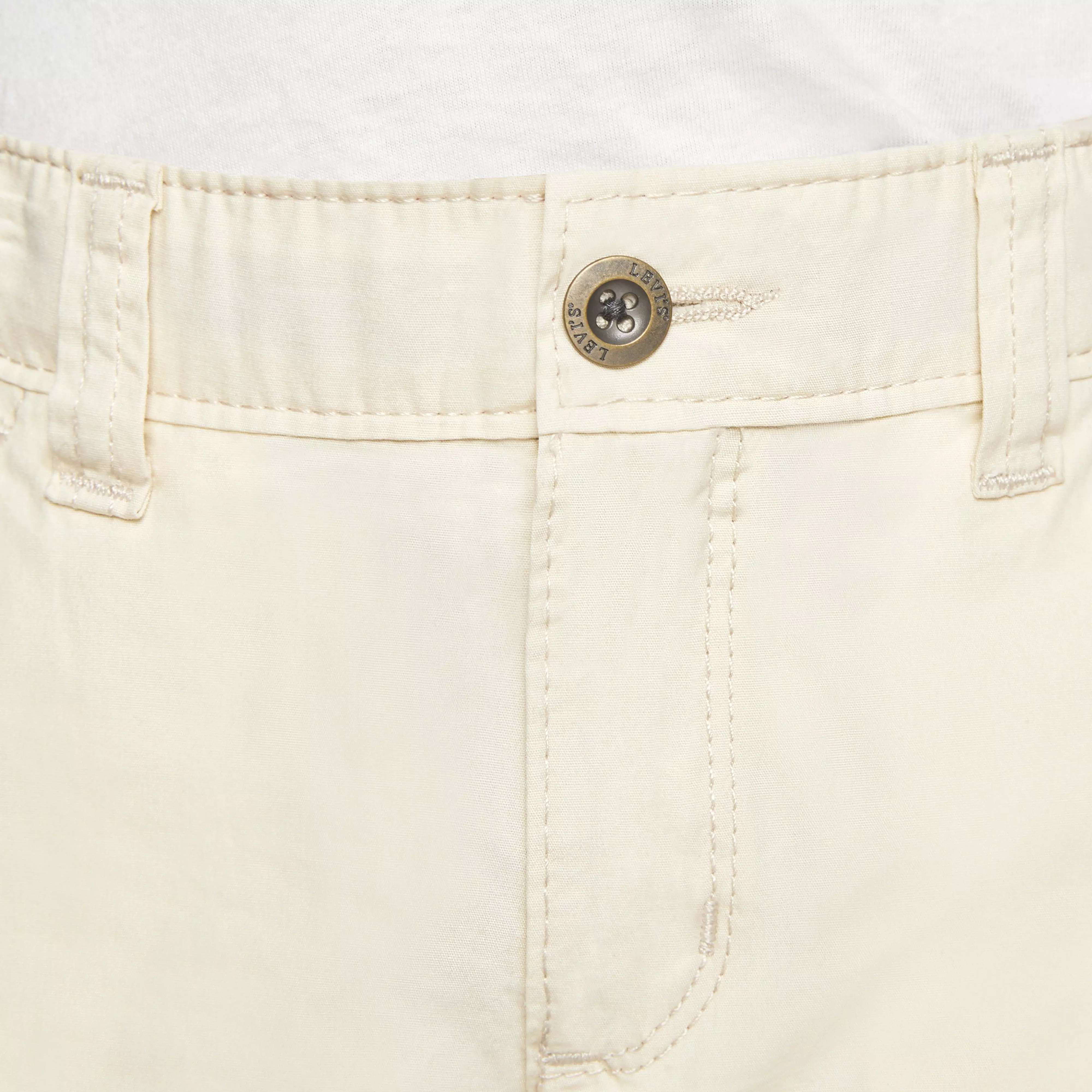Levi's Red Tab Relaxed Little Boys' Cargo Shorts - Cream - CREAM