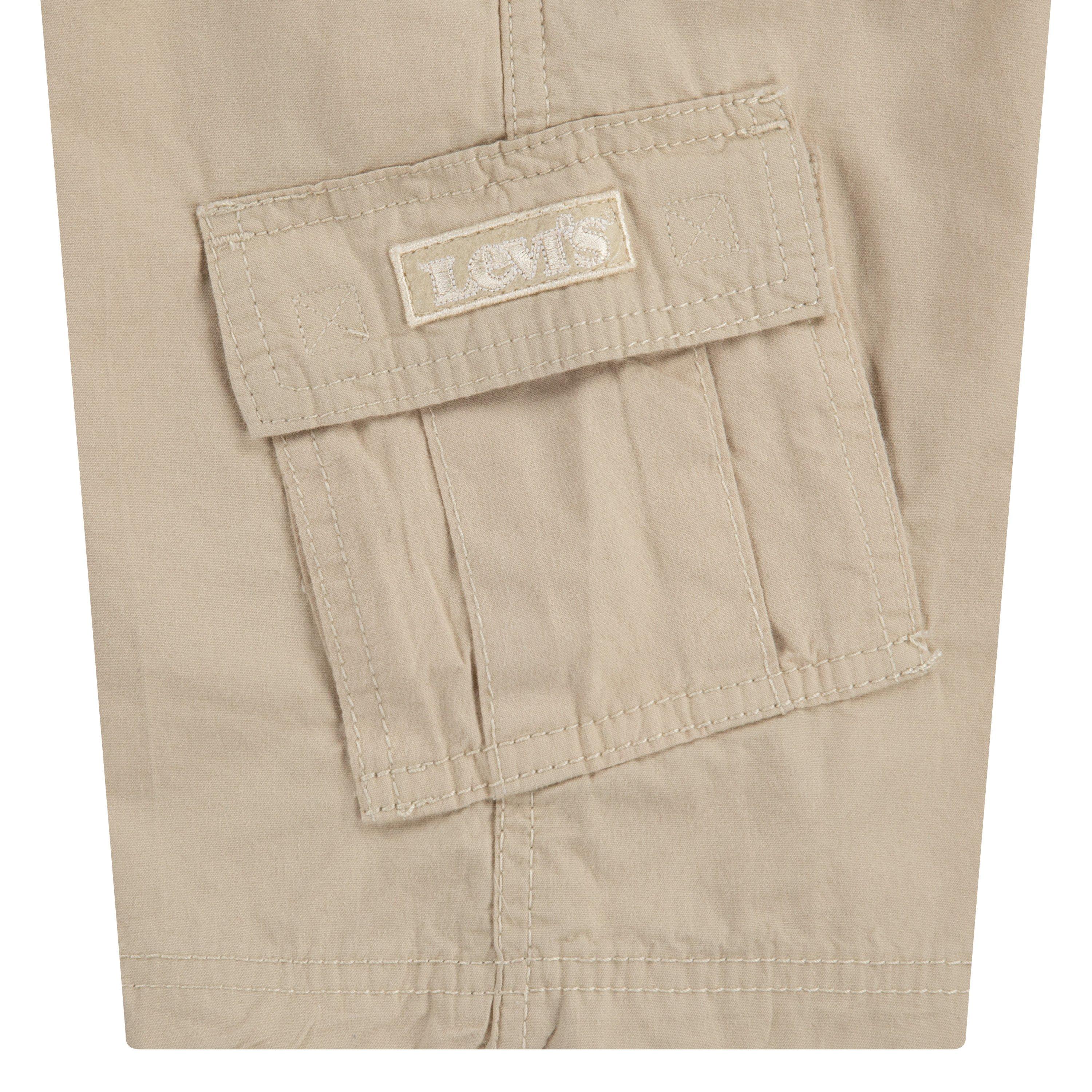 Levi's Red Tab Relaxed Little Boys' Cargo Shorts - Cream - CREAM Thumbnail View 6