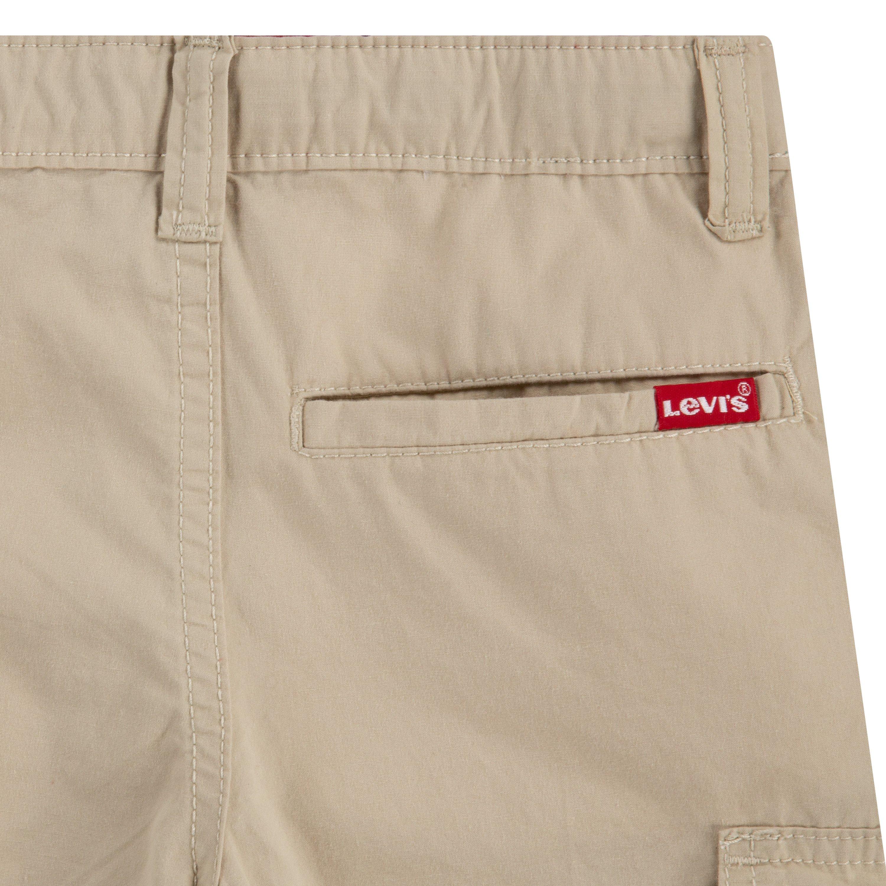 Levi's Red Tab Relaxed Little Boys' Cargo Shorts - Cream - CREAM Thumbnail View 7