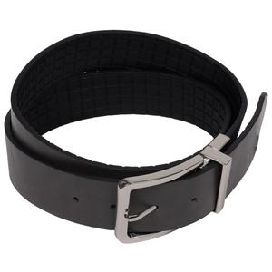 Element Textured Polished Buckle PU Reversible Belt -Black/Grey