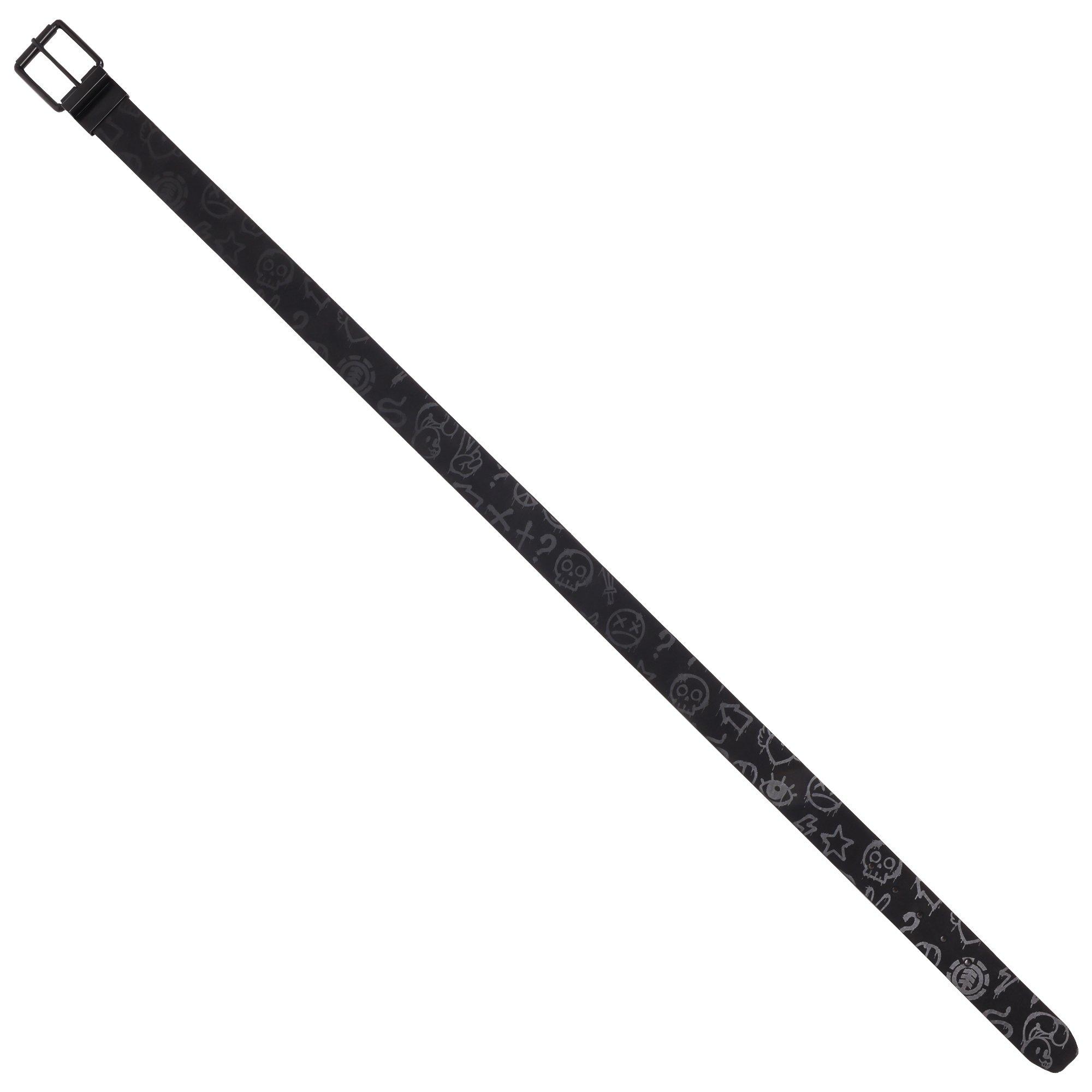 Element Adult Distressed Allover Print PU Reversible Belt - Black - BLACK Thumbnail View 3