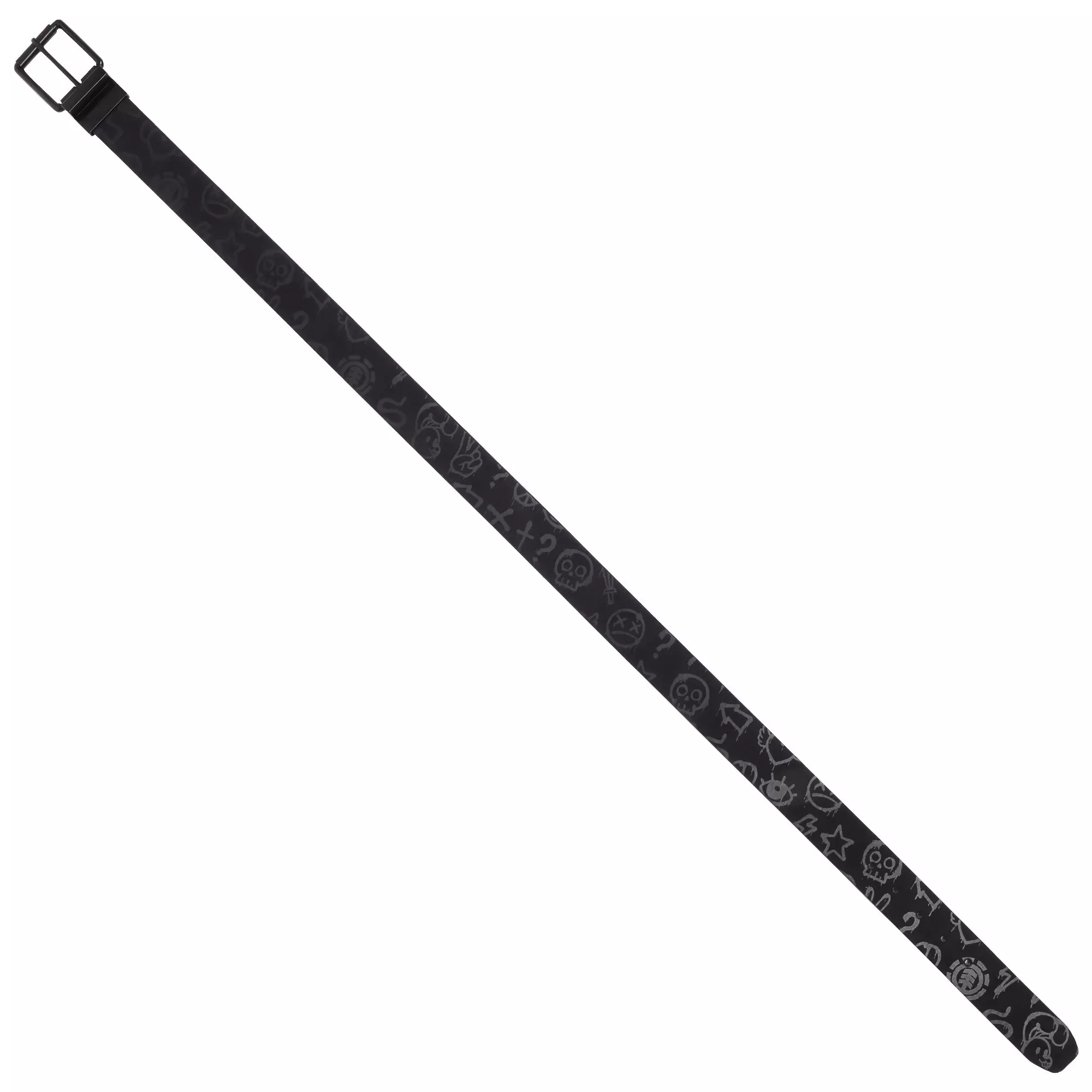 Element Adult Distressed Allover Print PU Reversible Belt - Black - BLACK