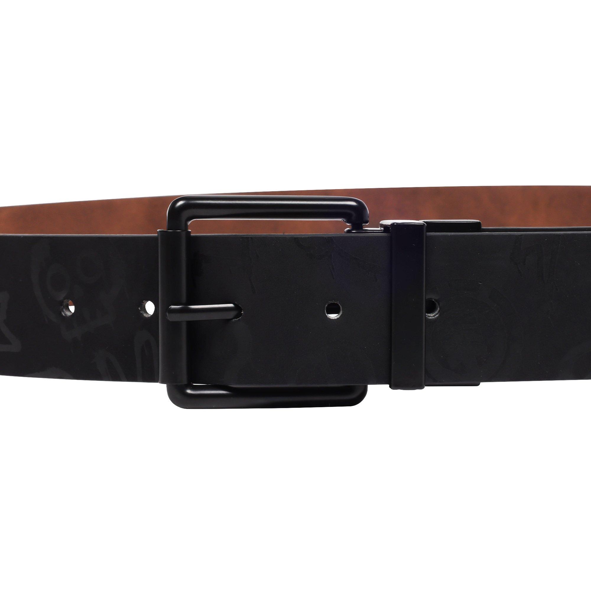 Element Adult Distressed Allover Print PU Reversible Belt - Black - BLACK Thumbnail View 7