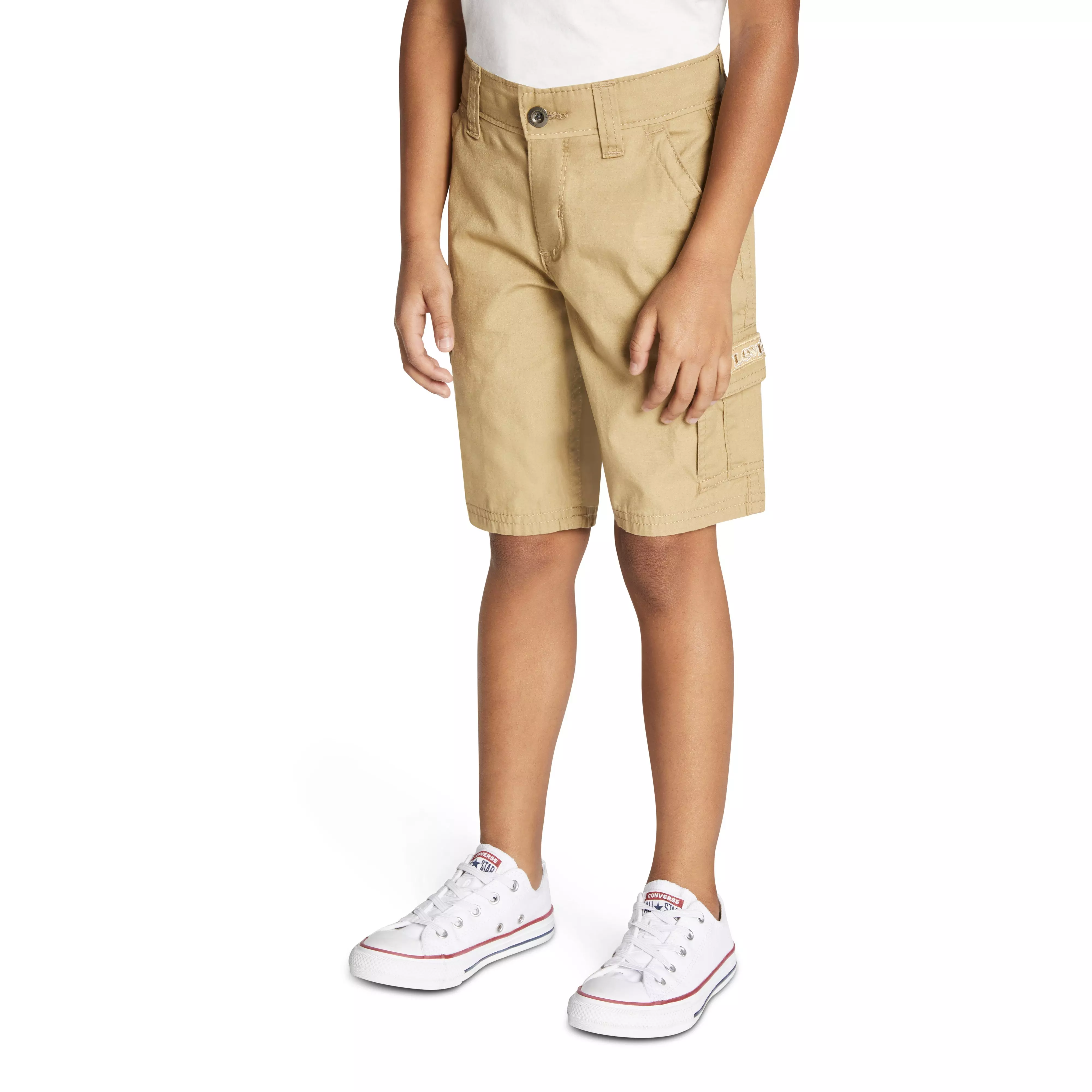 Levi's Little Boys' Red Tab Relaxed Cargo Shorts - Gold - GOLD