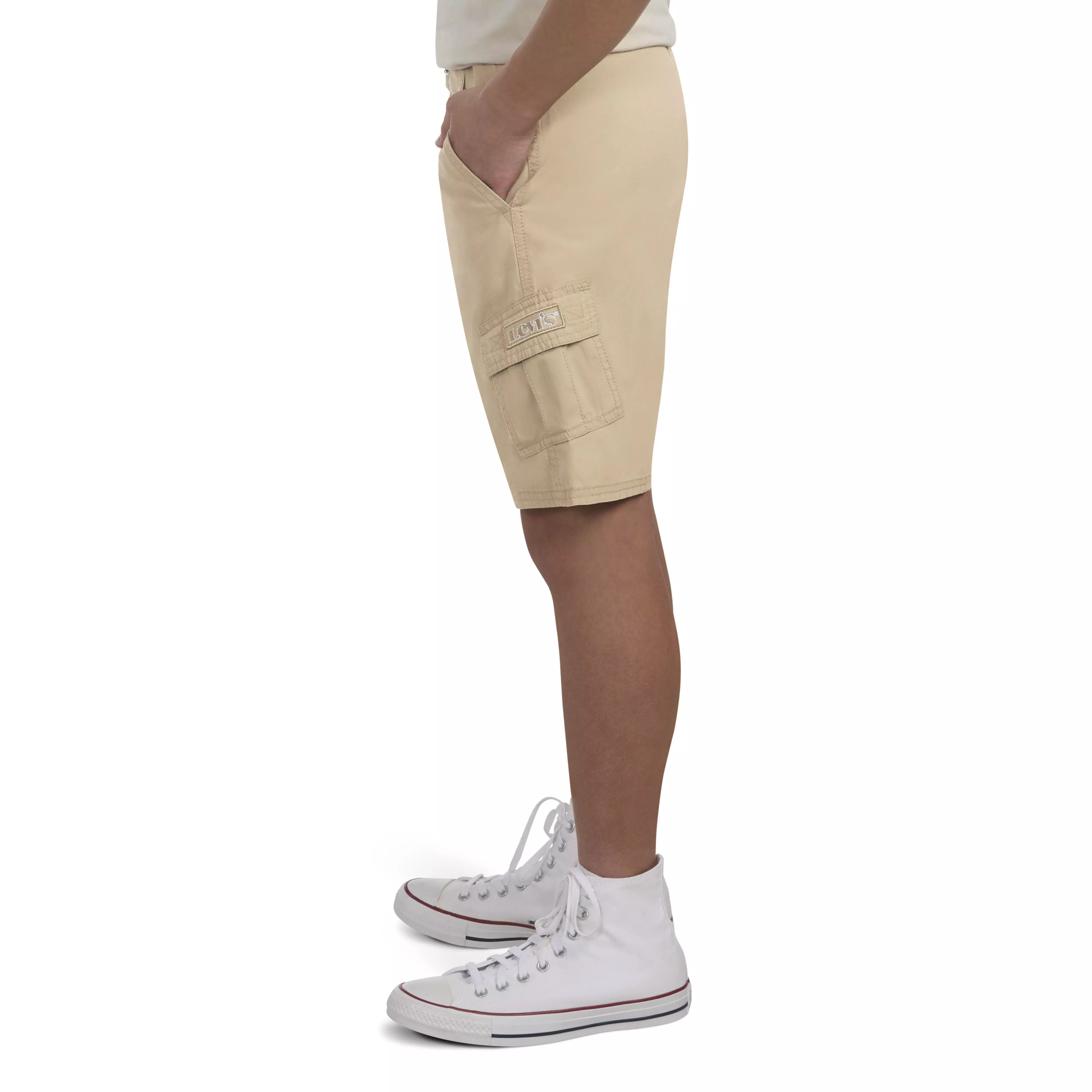 Levi's Red Tab Relaxed Big Boys' Gold Cargo Shorts - GOLD