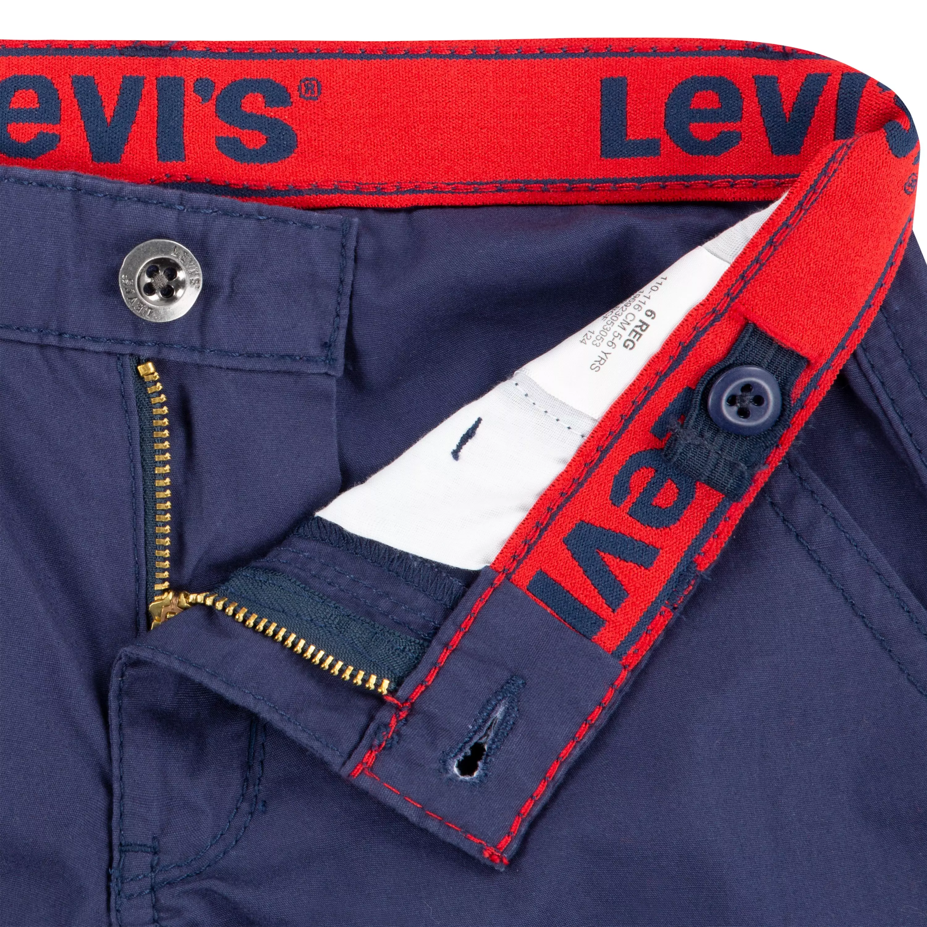 Levi's Red Tab Relaxed Little Boys' Cargo Shorts - Navy - NAVY