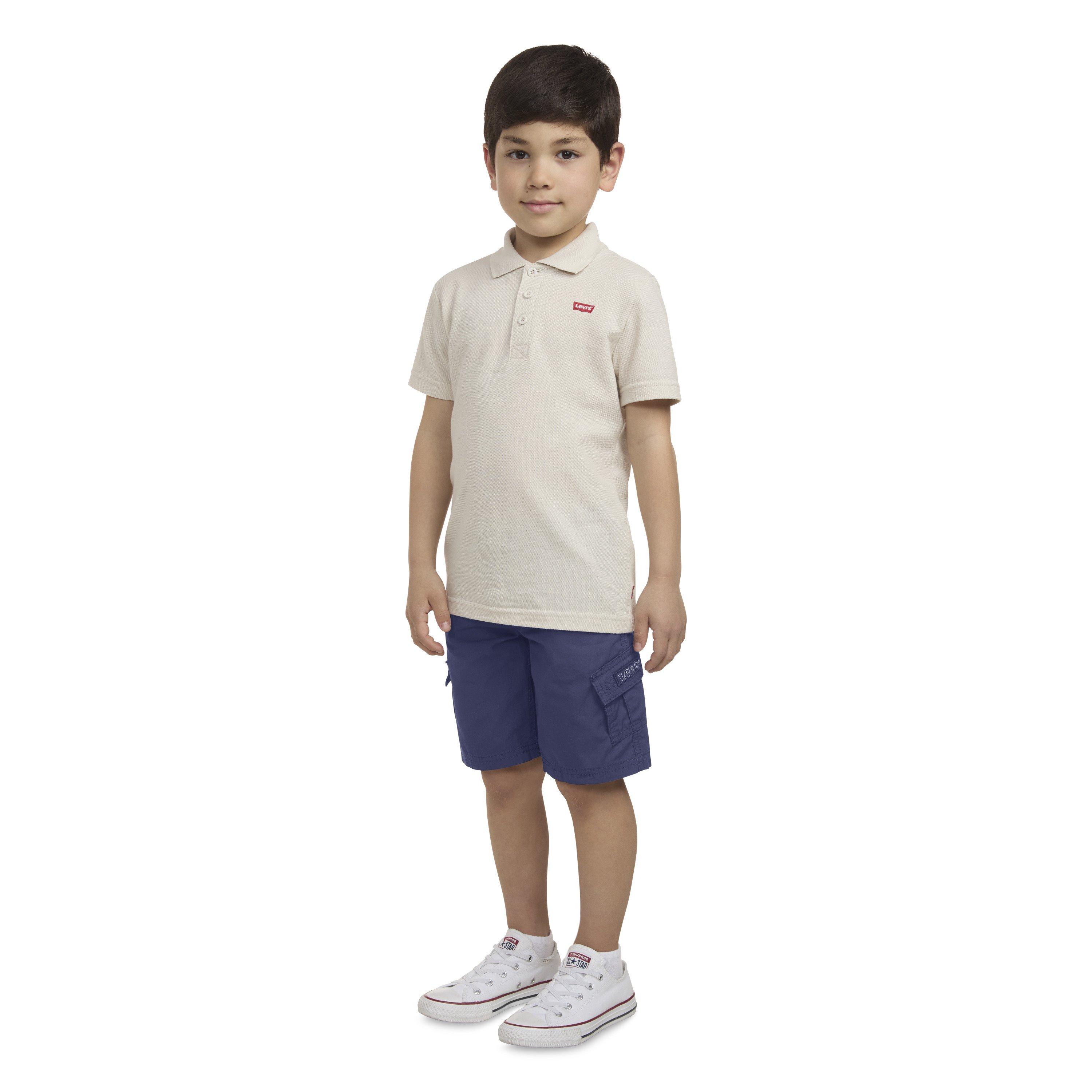 Levi's Red Tab Relaxed Little Boys' Navy Cargo Shorts - NAVY Thumbnail View 10
