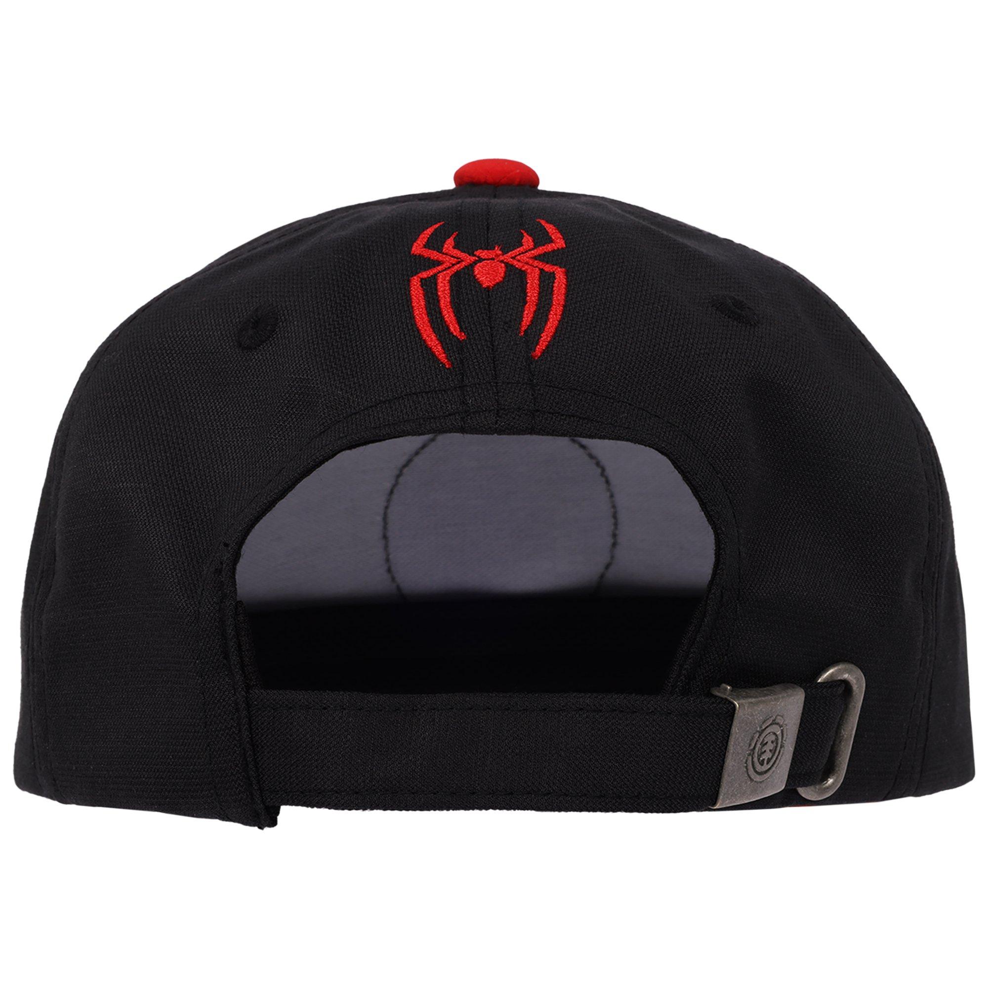 Element x Marvel Spider-Man &ldquo;Brand New Day&rdquo; Low Profile Baseball Hat &ndash; Black - BLACK Thumbnail View 4