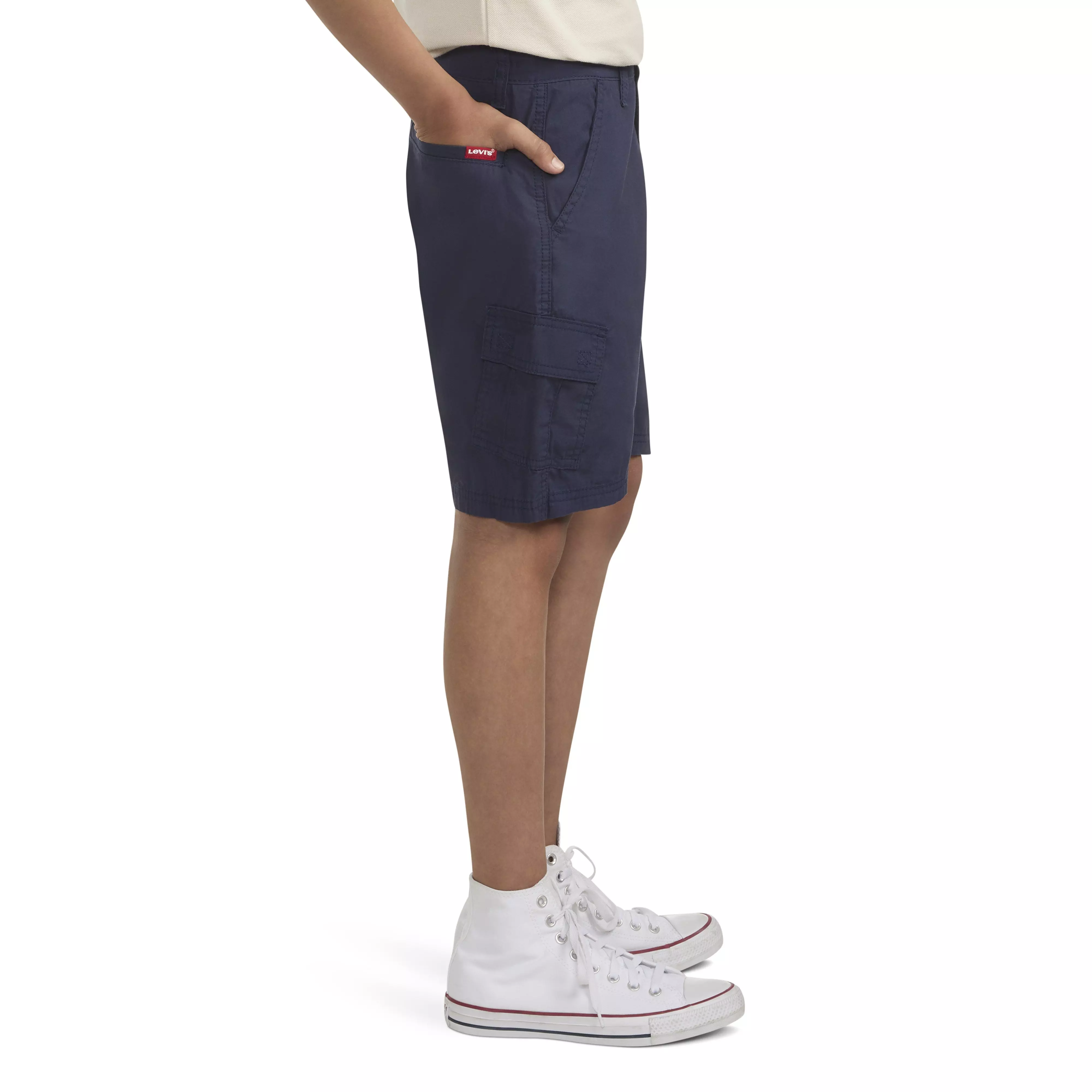 Levi's Red Tab Relaxed Big Boys' Navy Cargo Shorts - NAVY
