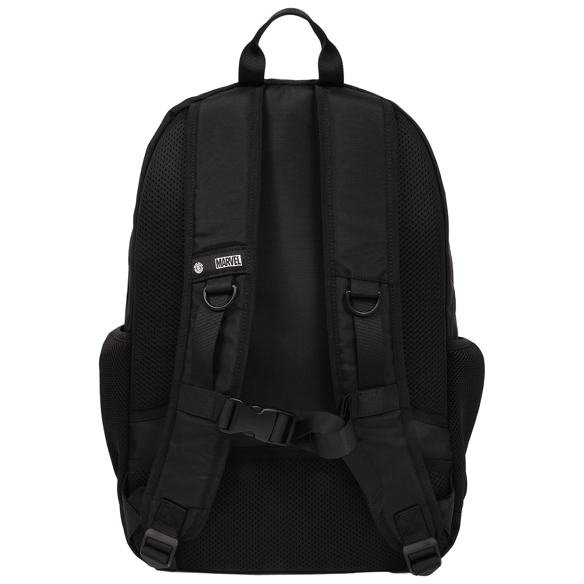 Element x Marvel Spider-Man Rubberized Spider Backpack - Black - BLACK