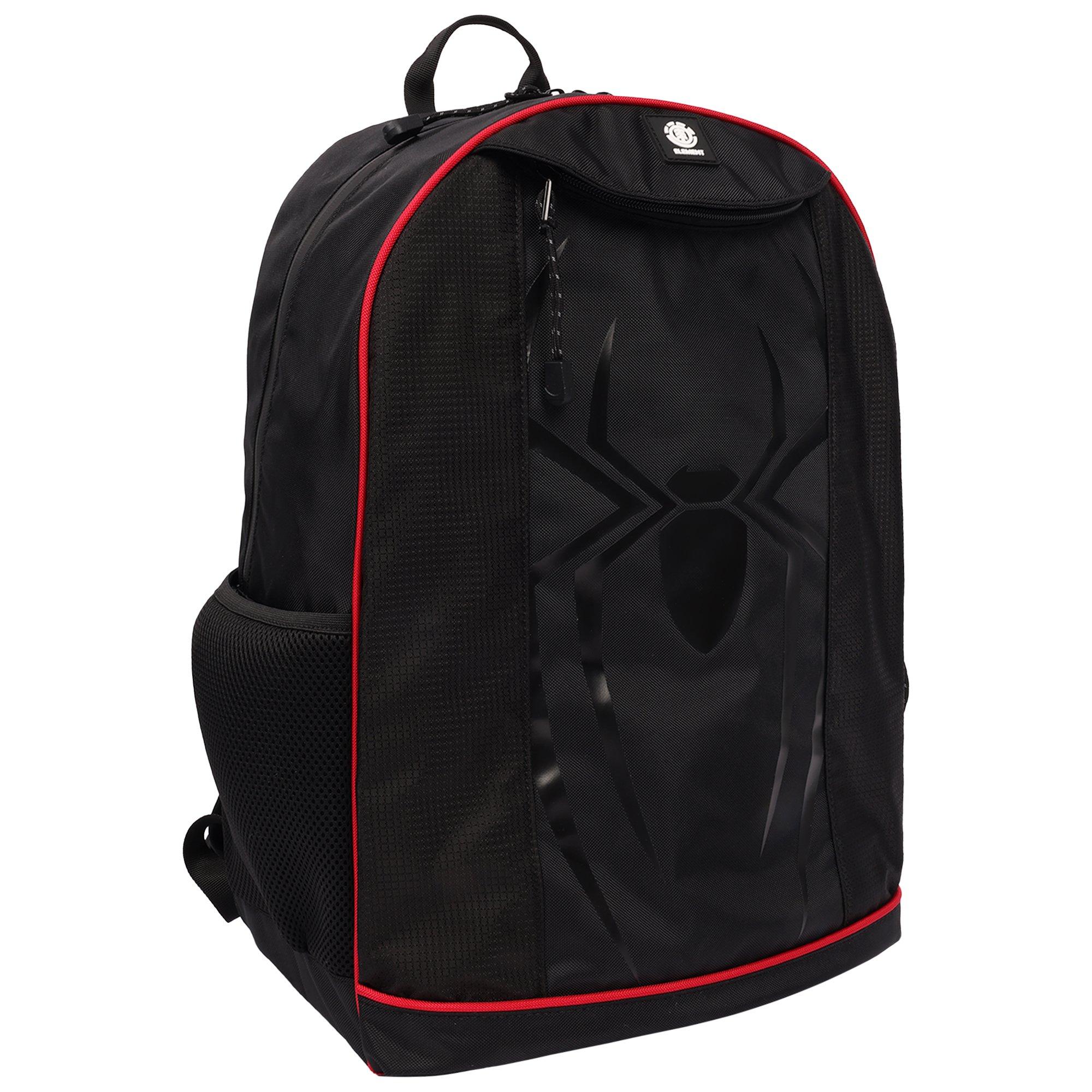 Element x Marvel Spider-Man Rubberized Spider Backpack - Black - BLACK