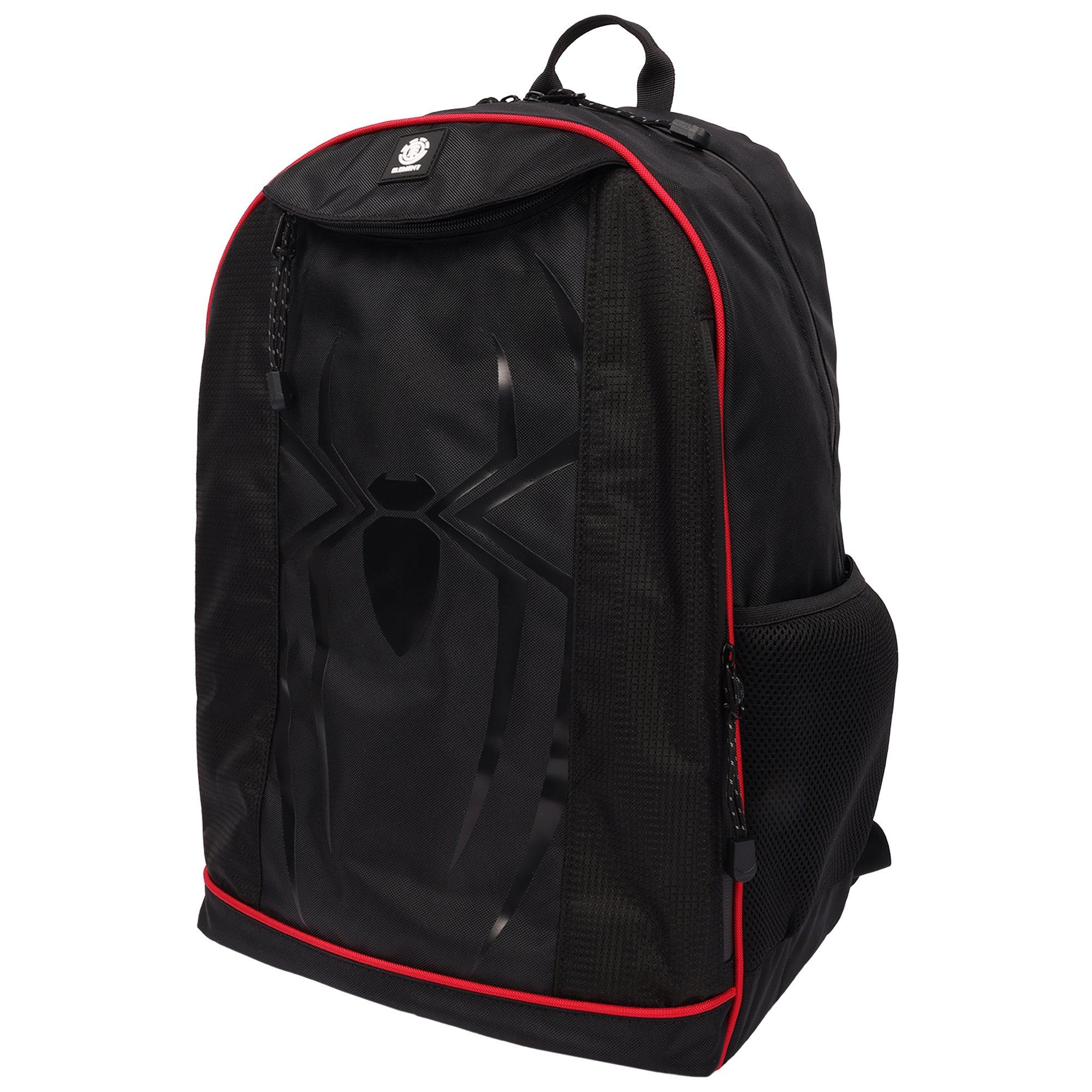 Element x Marvel Spider-Man Rubberized Spider Backpack - Black - BLACK