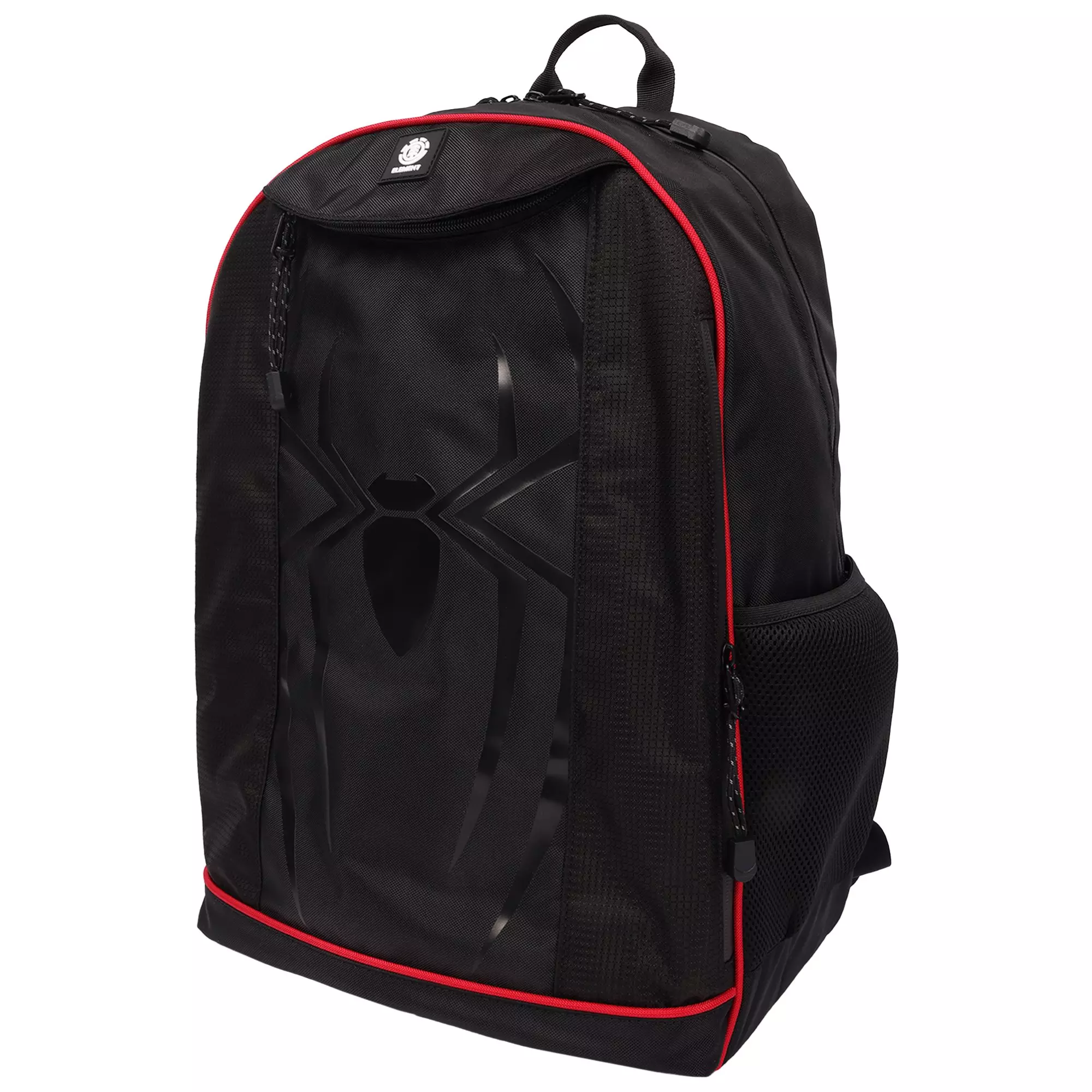 Element x Marvel Spider-Man Rubberized Spider Backpack - Black - BLACK