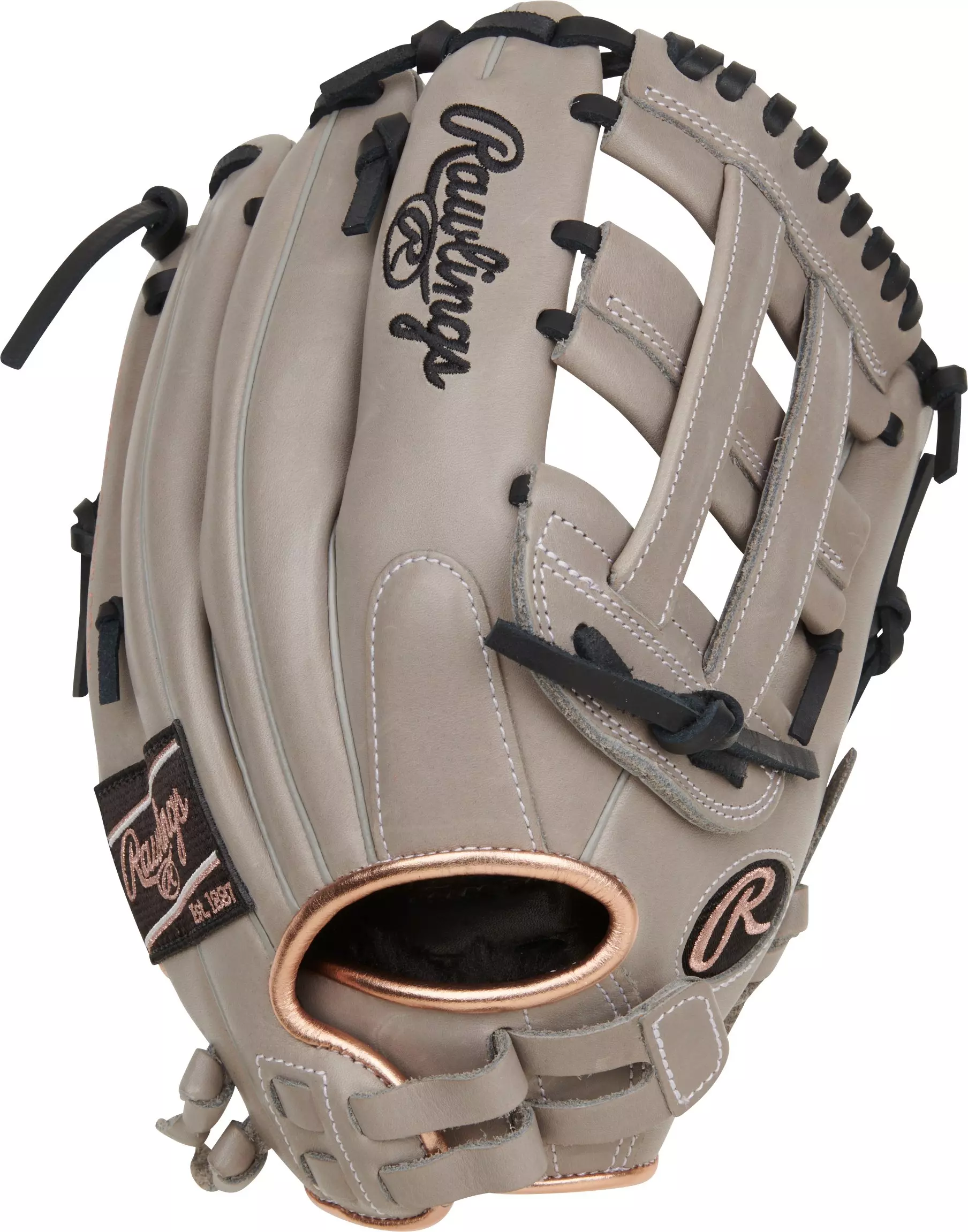 Rawlings R9 Series 12" ContoUR Fit Fastpitch Glove RHT - GREY