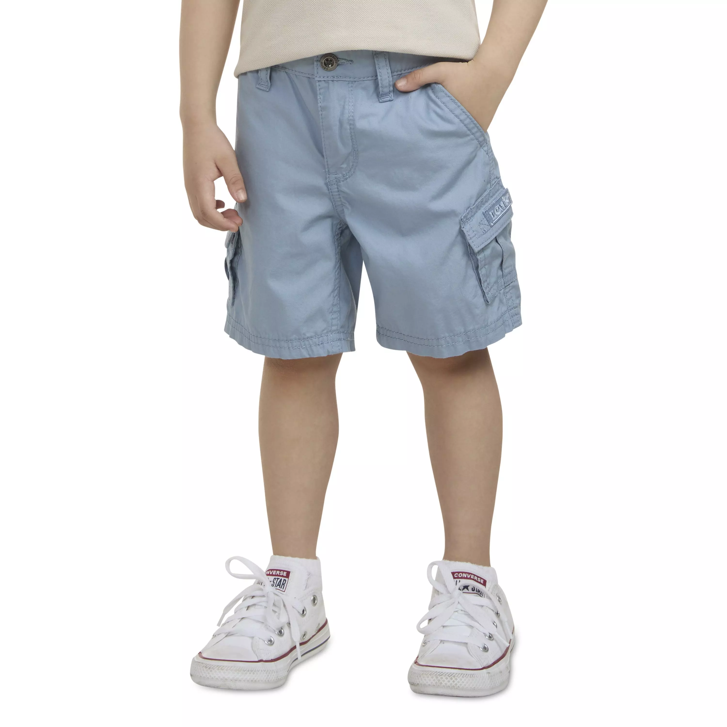 Levi's Red Tab Relaxed Toddler Boys' Cargo Shorts - Lt Blue - LT BLUE
