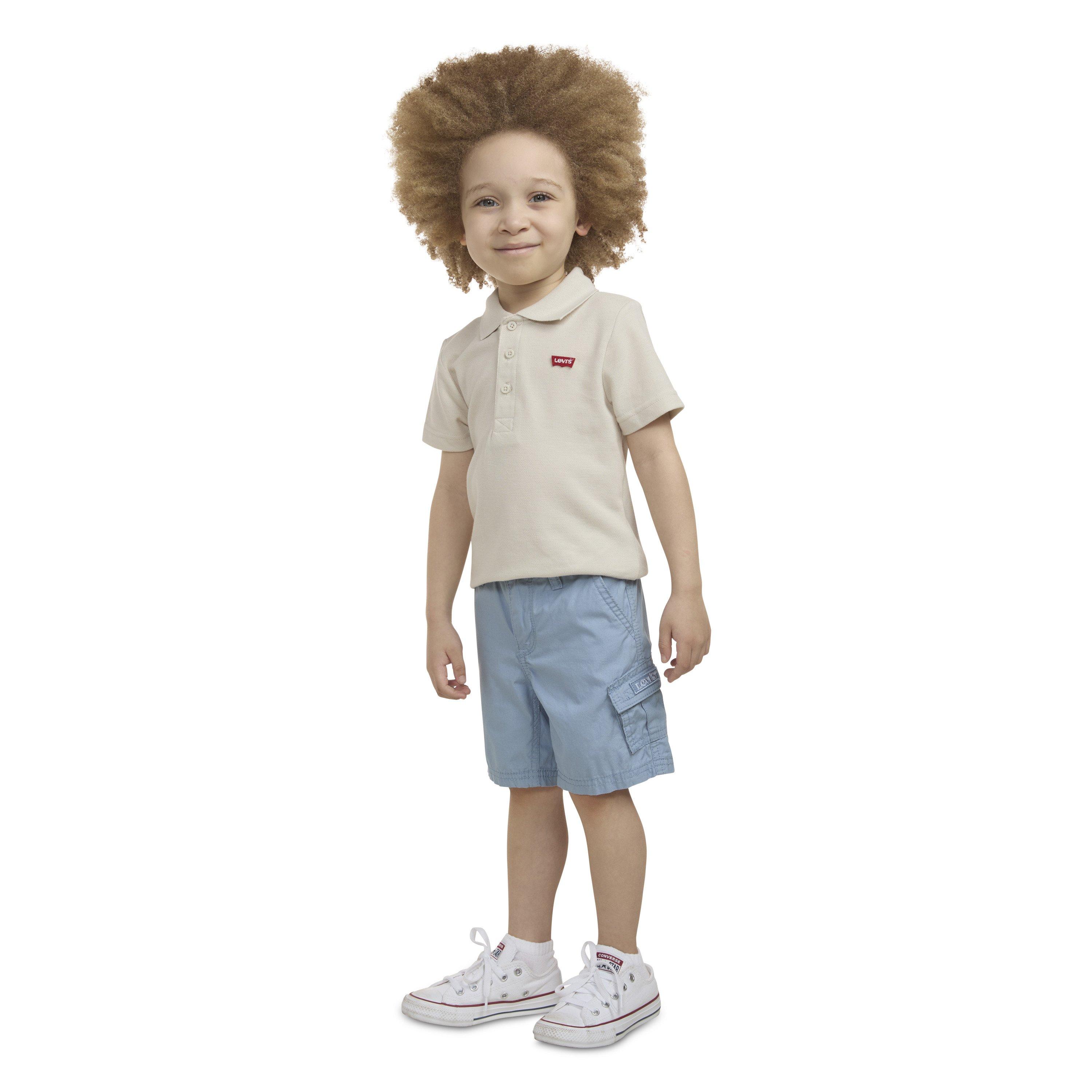 Levi's Red Tab Relaxed Toddler Boys' Lt Blue Cargo Shorts - LT BLUE Thumbnail View 14
