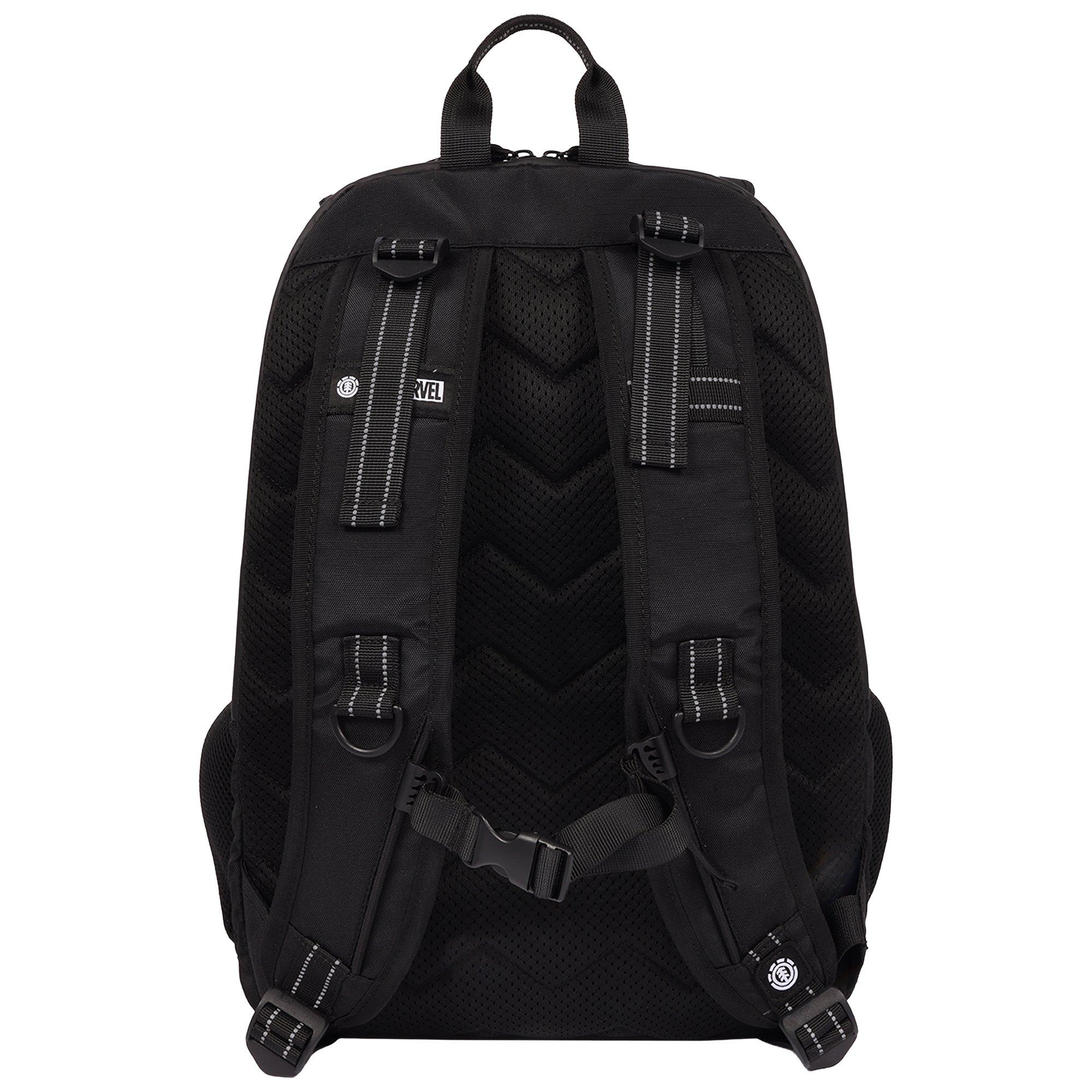 Element x Marvel Spider-Man Contrast Stitch Spider Backpack - Black - BLACK
