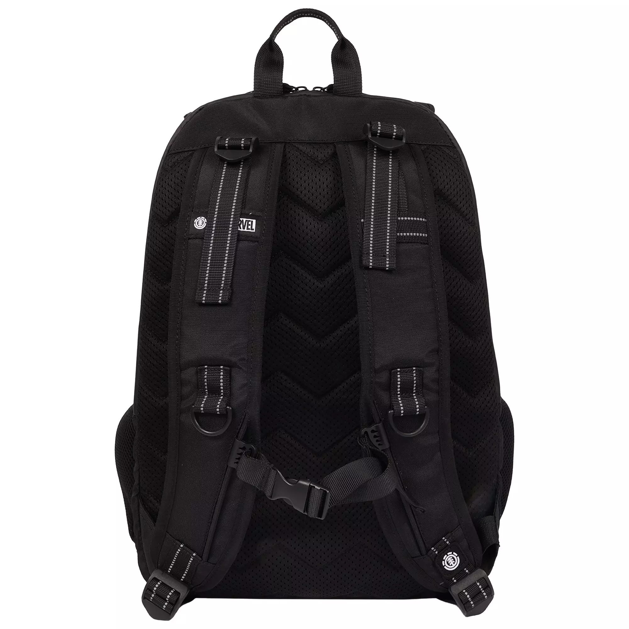 Element x Marvel Spider-Man Contrast Stitch Spider Backpack - Black - BLACK