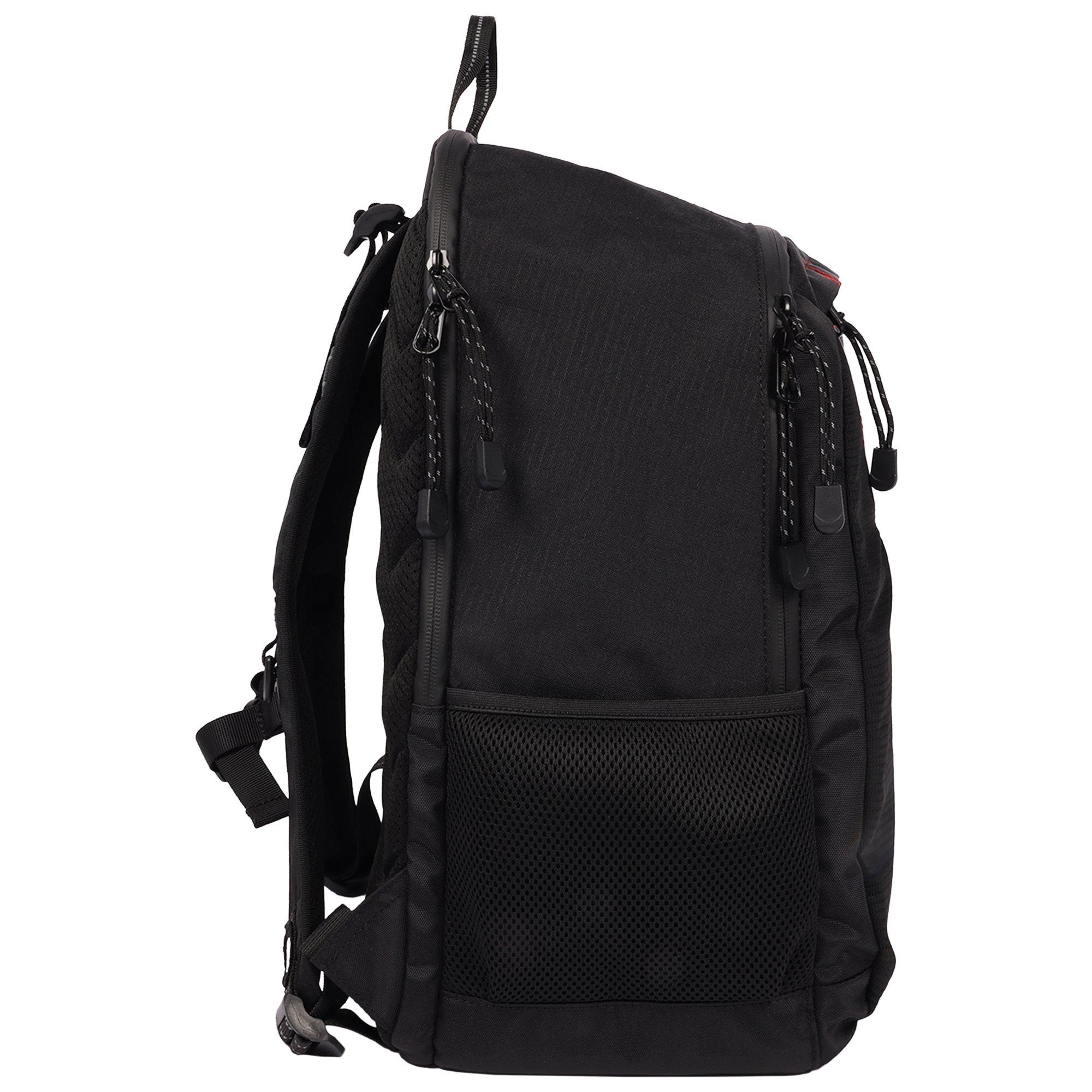 Element x Marvel Spider-Man Contrast Stitch Spider Backpack - Black - BLACK