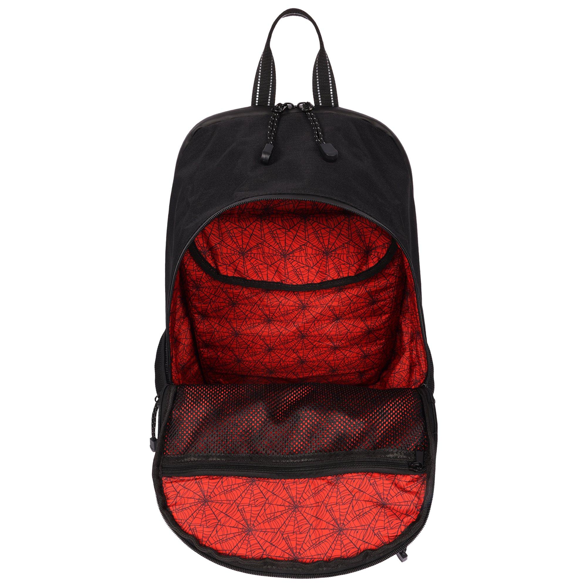 Element x Marvel Spider-Man Contrast Stitch Spider Backpack - Black - BLACK