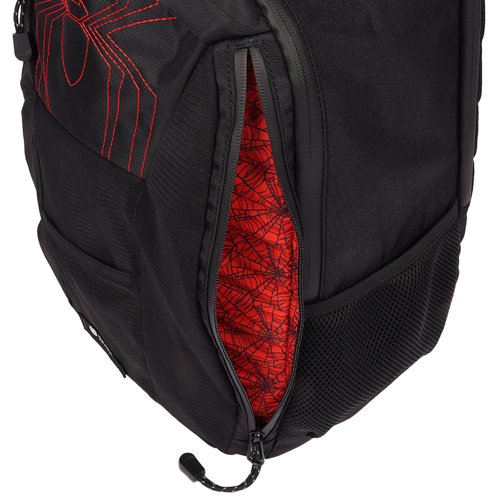 Element x Marvel Spider-Man Contrast Stitch Spider Backpack - Black - BLACK