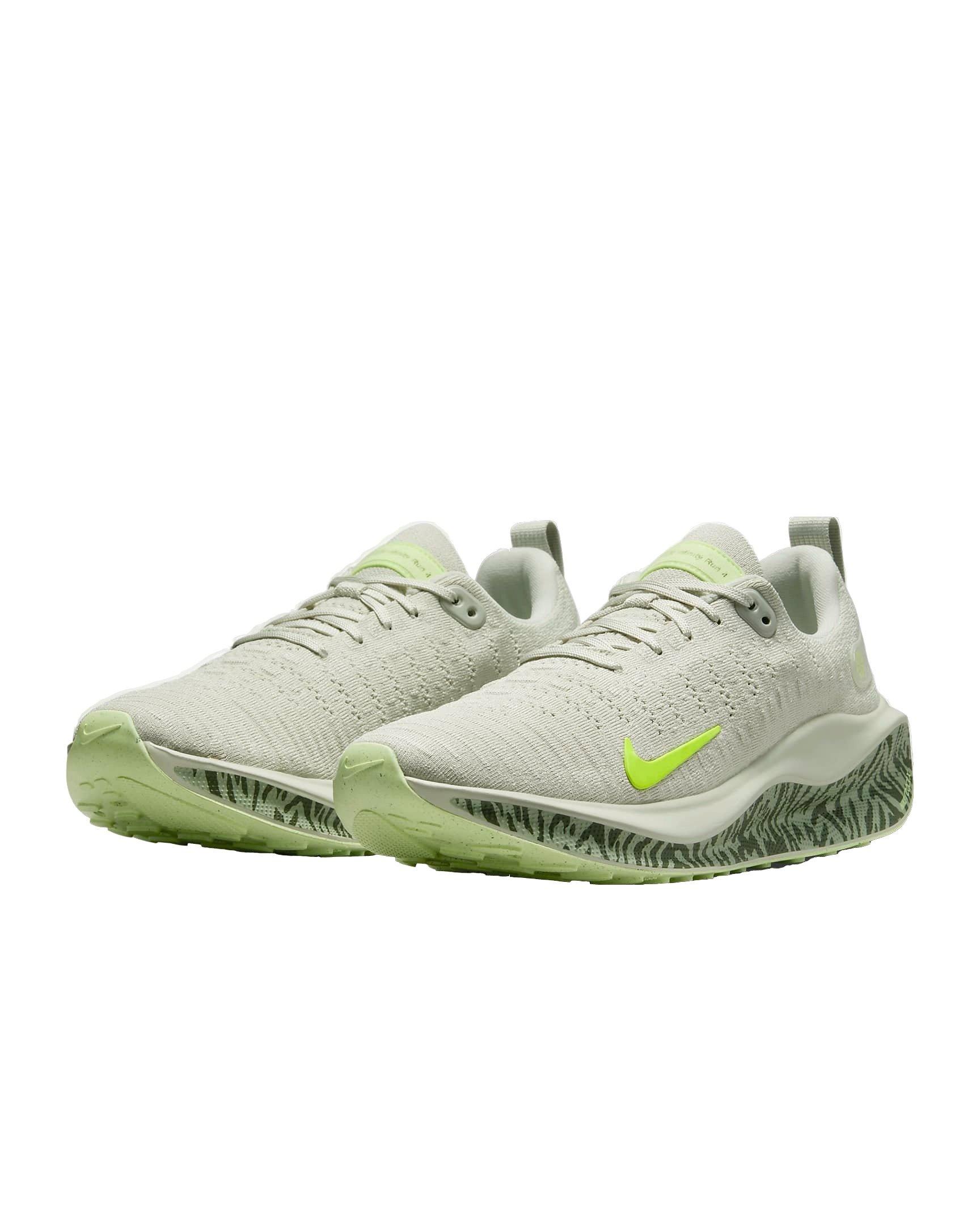 Nike InfinityRN 4 Premium "Light Bone/Barely Volt/Cargo Khaki/Volt" Women's Running Shoe - LT BONE/VOLT/KHAKI/VOLT Thumbnail View 3