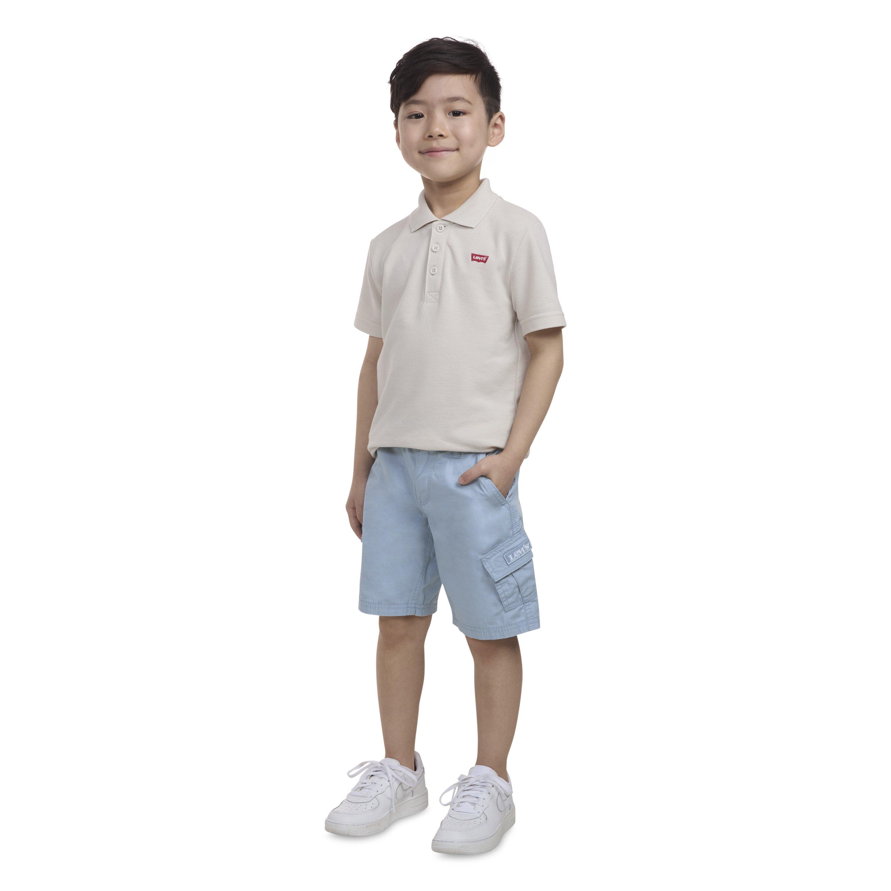 Levi's Red Tab Relaxed Little Boys' Cargo Shorts - Lt Blue - LT BLUE Thumbnail View 12