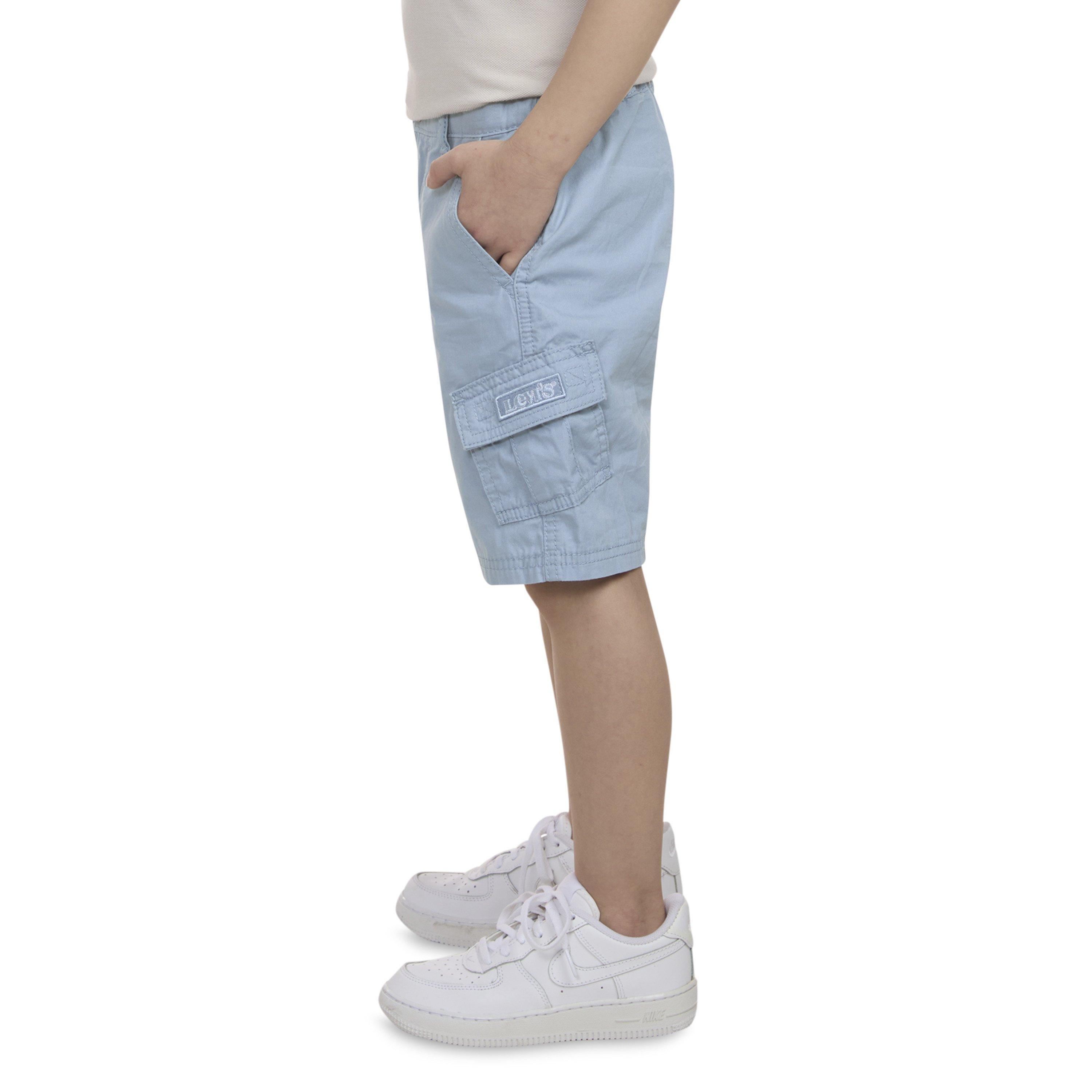 Levi's Red Tab Relaxed Little Boys' Cargo Shorts - Lt Blue - LT BLUE Thumbnail View 3