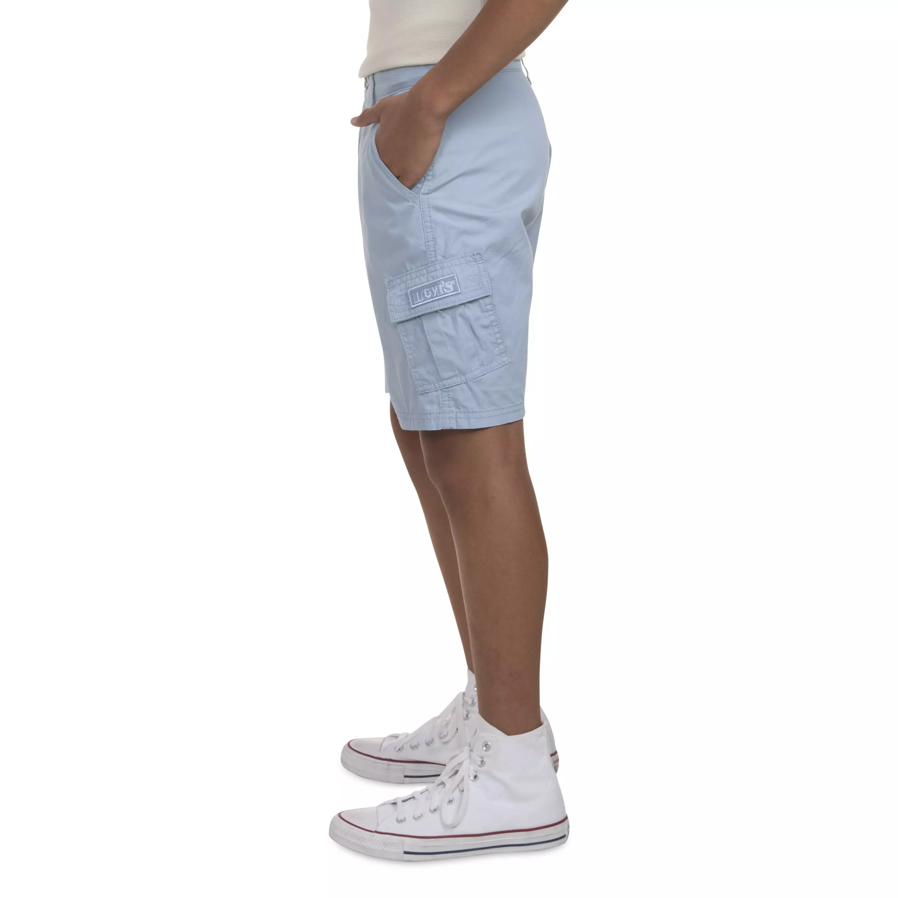 Levi's Red Tab Relaxed Big Boys' Cargo Shorts - Lt Blue - LT BLUE