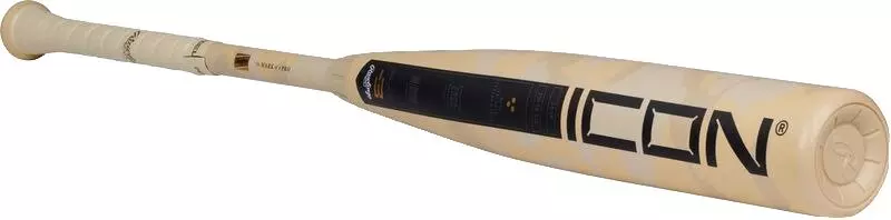Rawlings Icon BBCOR Baseball Bat (-3) 2025 - TAN