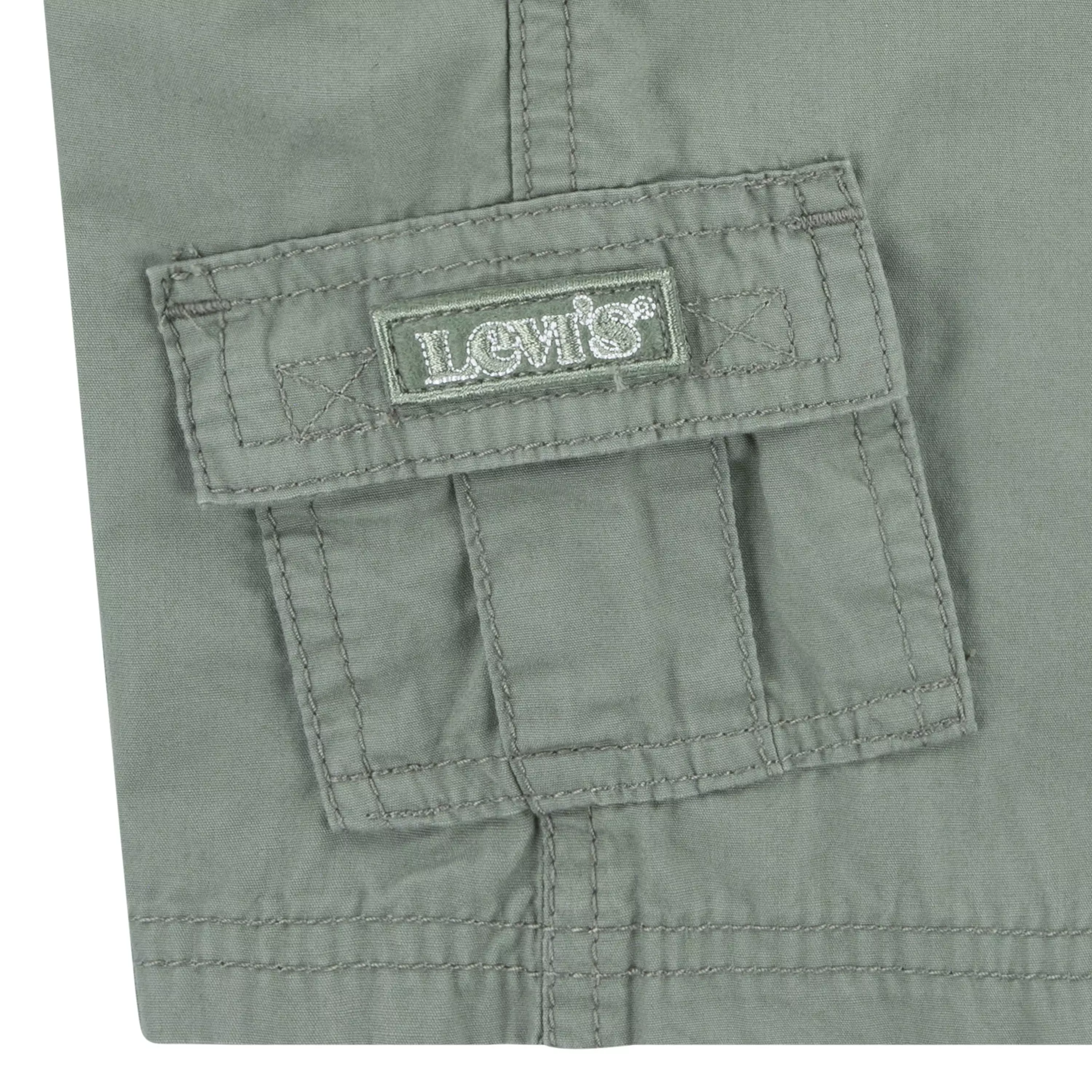 Levi's Red Tab Relaxed Toddler Boys' Green Cargo Shorts - GREEN