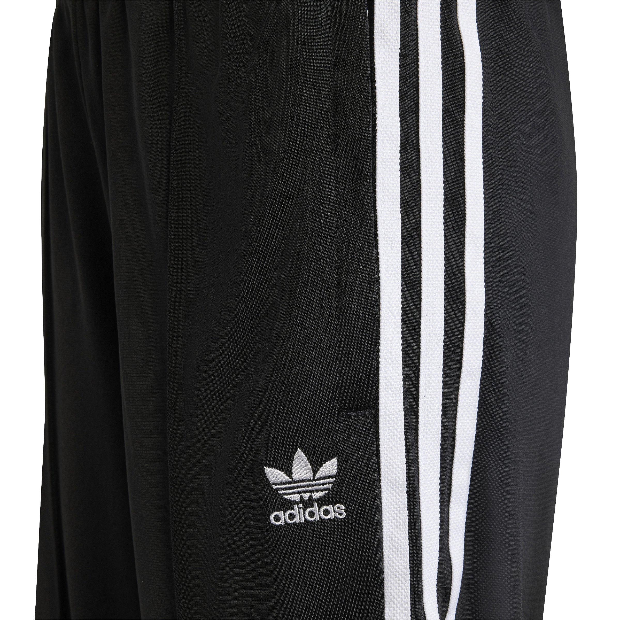 adidas Originals Girls' Adicolor Wide Tracksuit Bottoms-Black - BLACK Thumbnail View 2