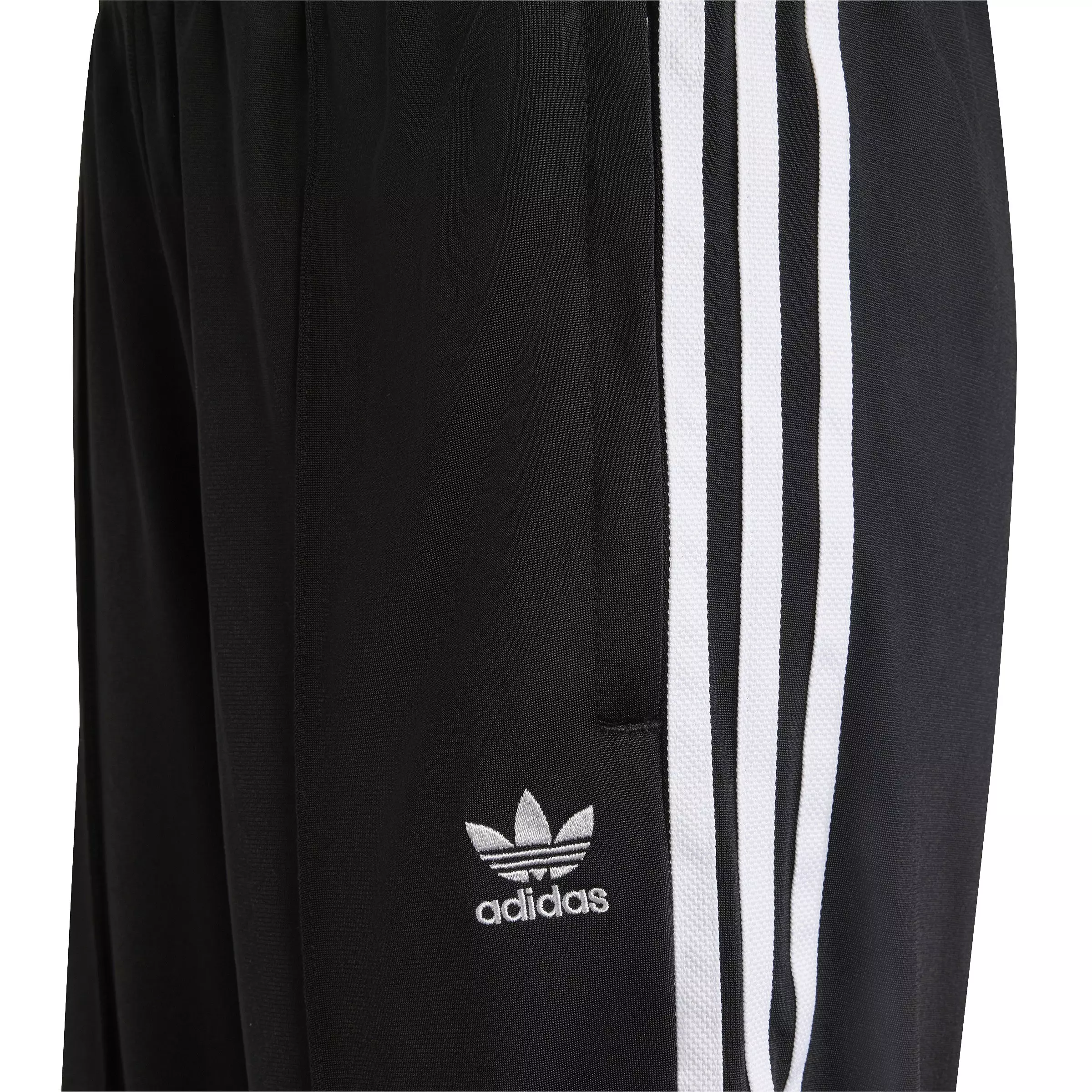 adidas Originals Girls' Adicolor Wide Tracksuit Bottoms-Black - BLACK