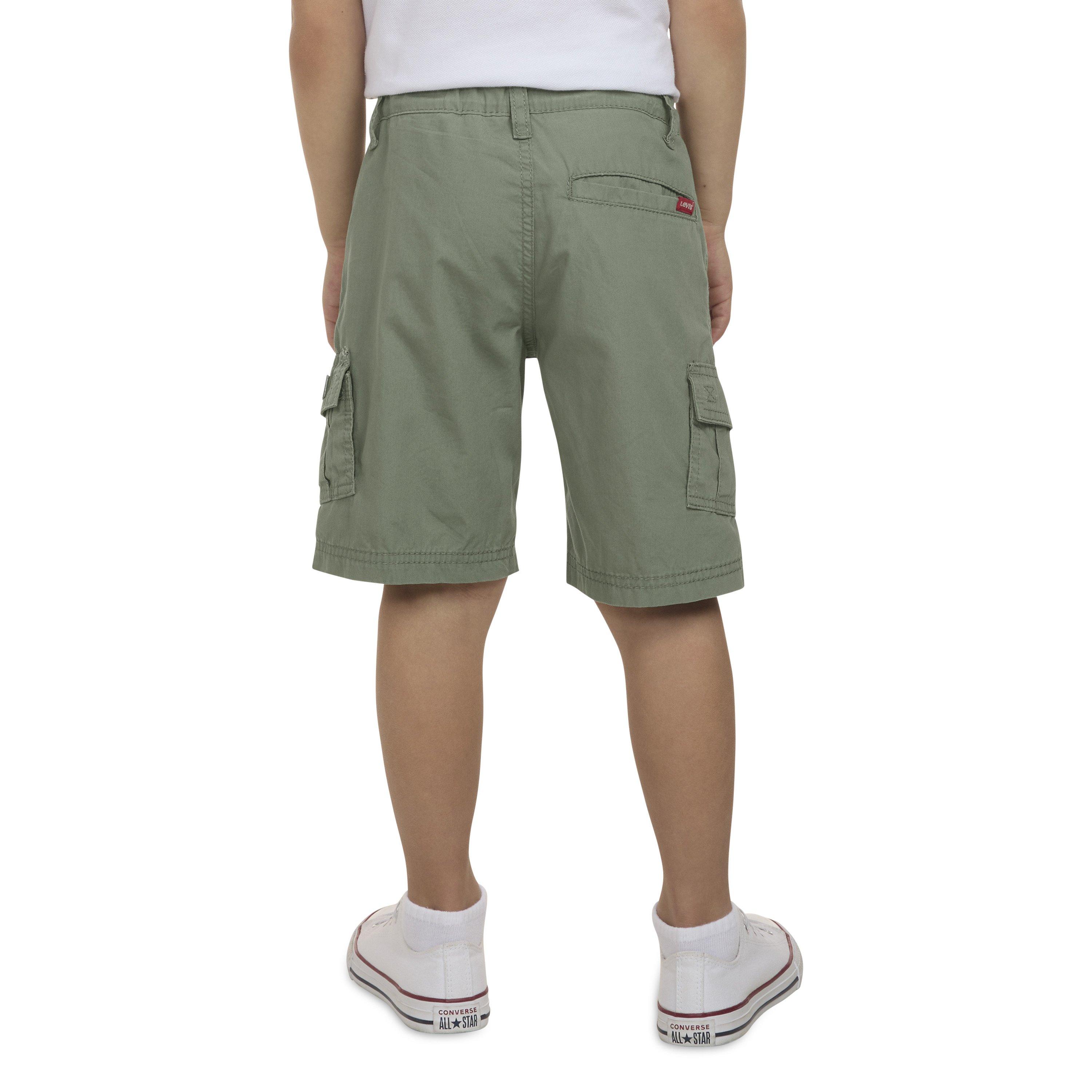 Levi's Red Tab Relaxed Little Boys' Green Cargo Shorts