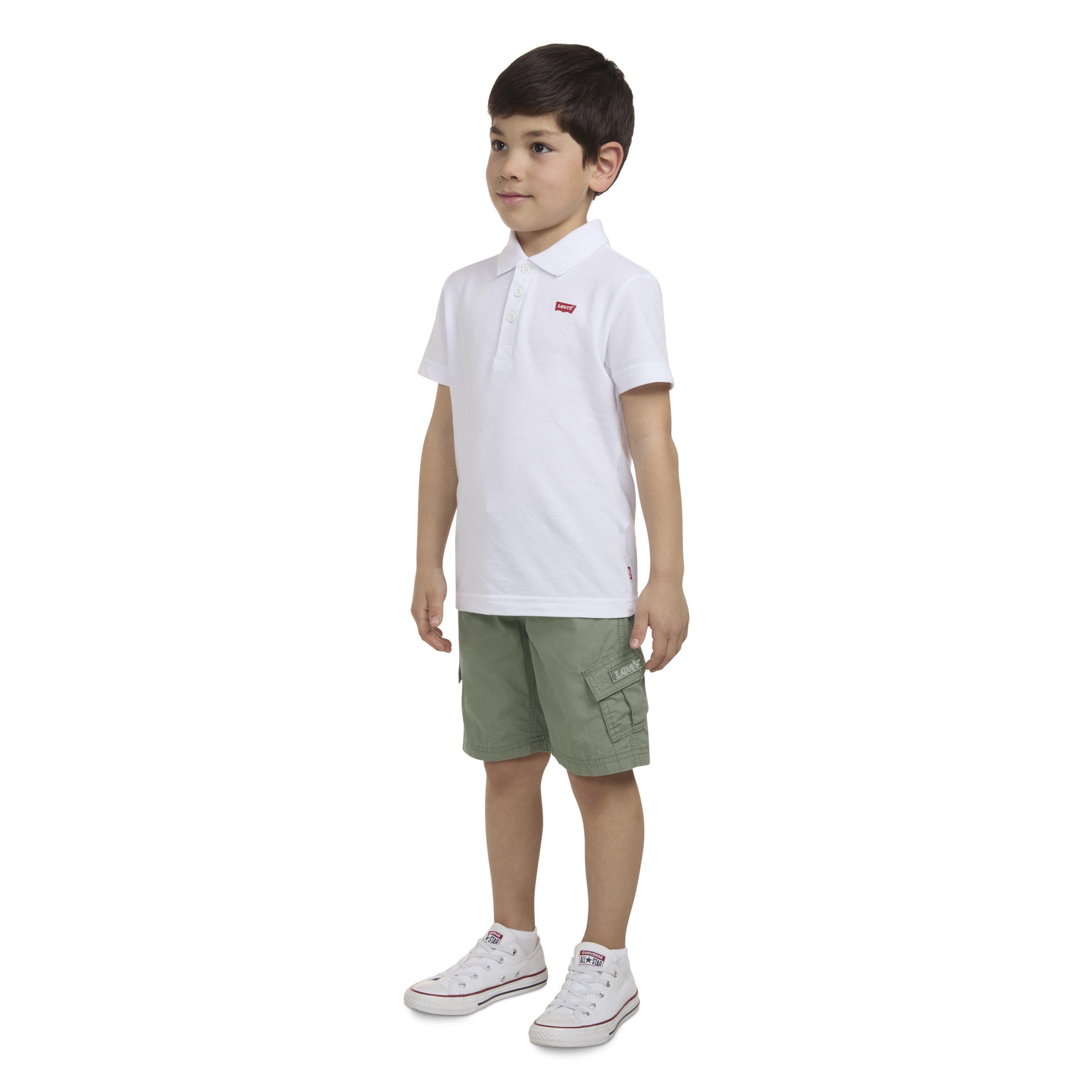 Levi's Red Tab Relaxed Little Boys' Green Cargo Shorts - GREEN Thumbnail View 12