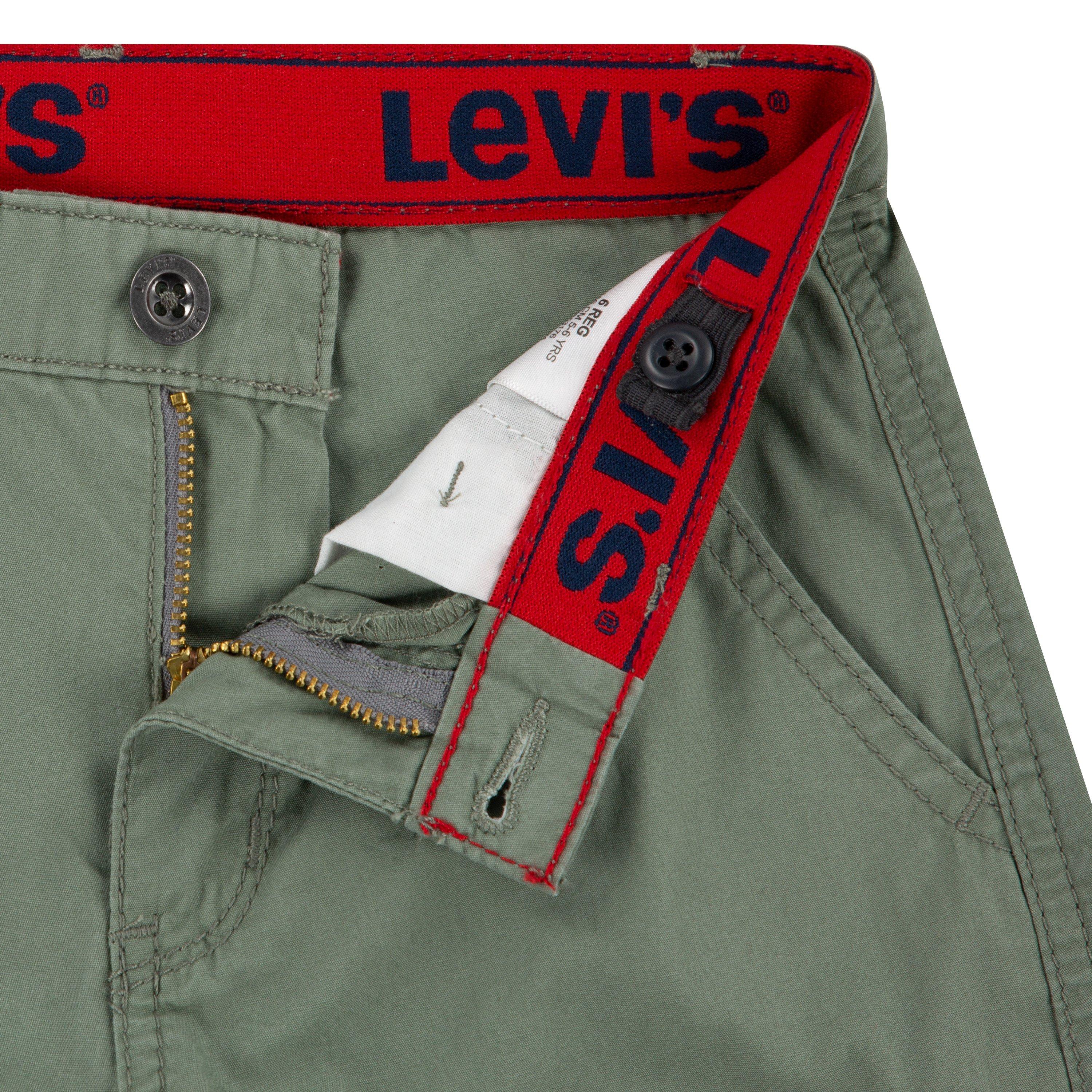 Levi's Red Tab Relaxed Little Boys' Green Cargo Shorts - GREEN Thumbnail View 5