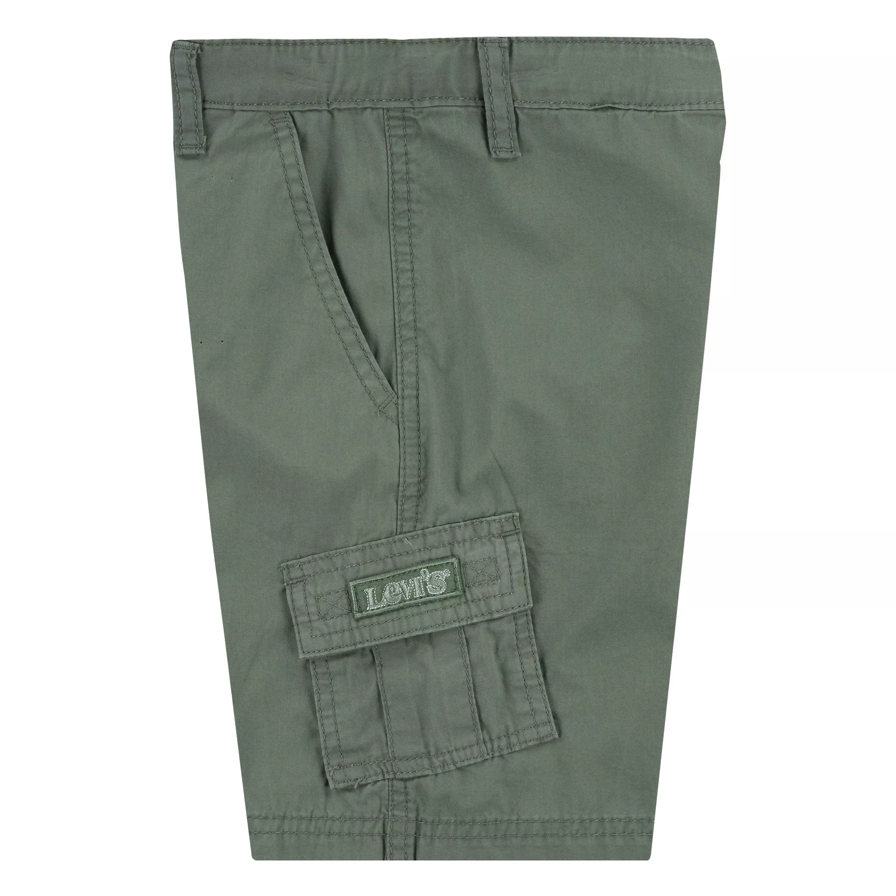 Levi's Red Tab Relaxed Little Boys' Green Cargo Shorts - GREEN