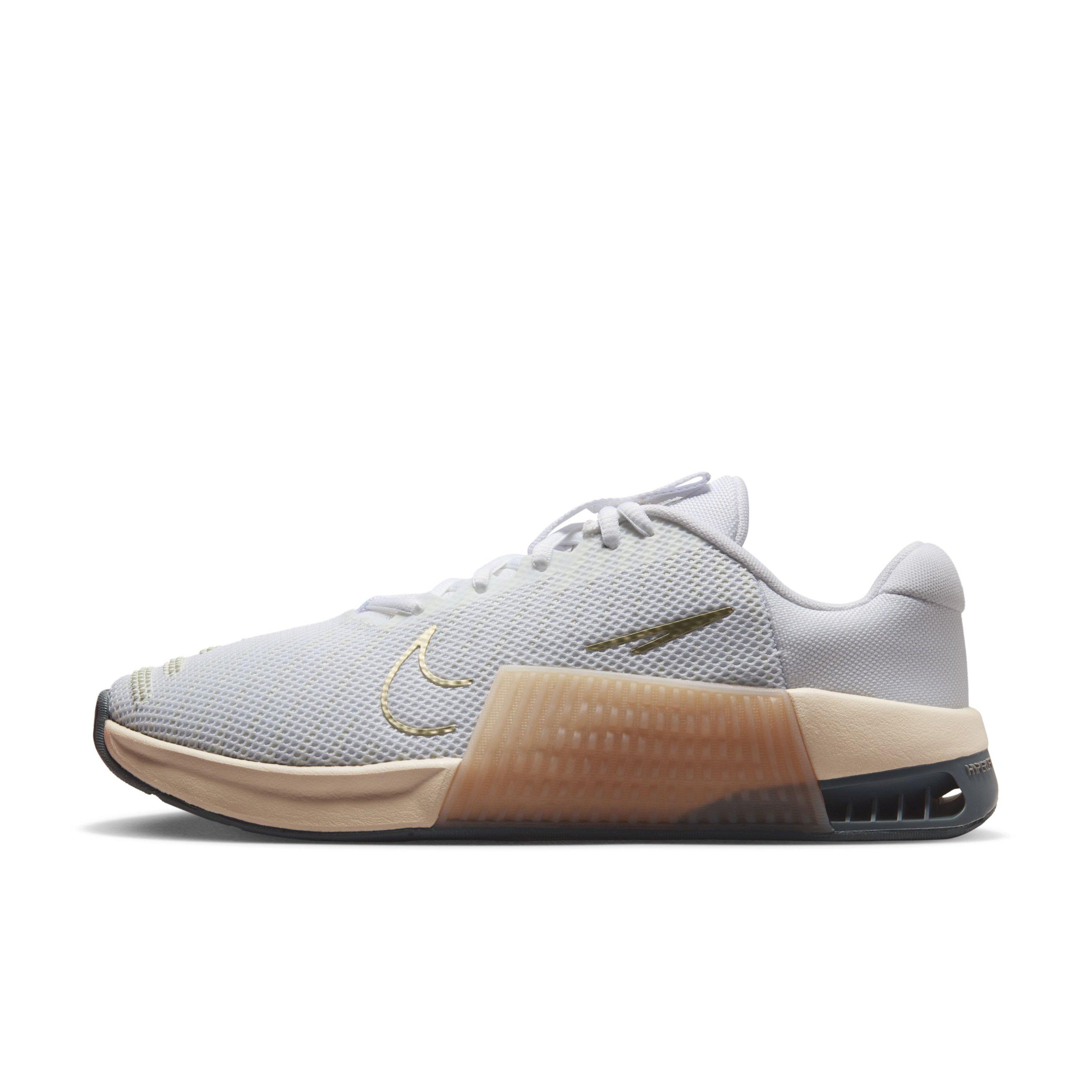 Nike Metcon 9 "White/Metallic Gold Grain/Sanddrift/White" Women's Training Shoe - WHITE/GOLD/SANDDRIFT/WHITE Thumbnail View 2