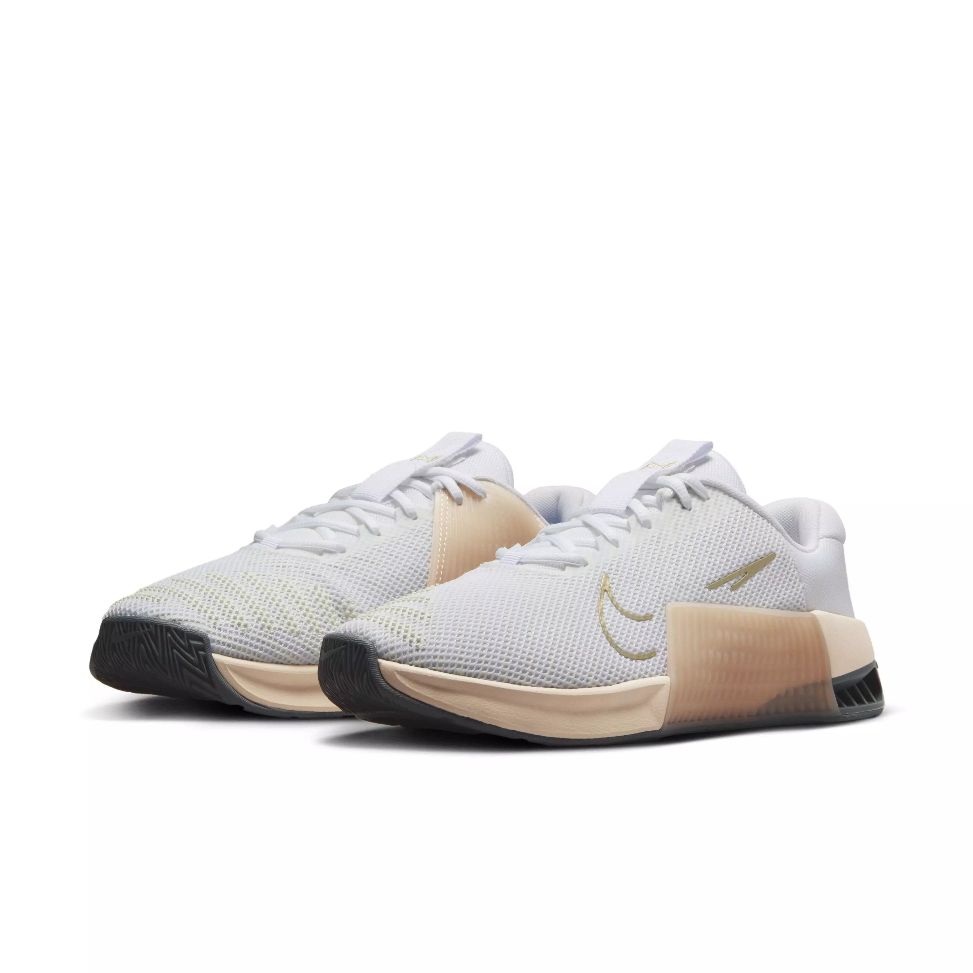 Nike Metcon 9 "White/Metallic Gold Grain/Sanddrift/White" Women's Training Shoe - WHITE/GOLD/SANDDRIFT/WHITE