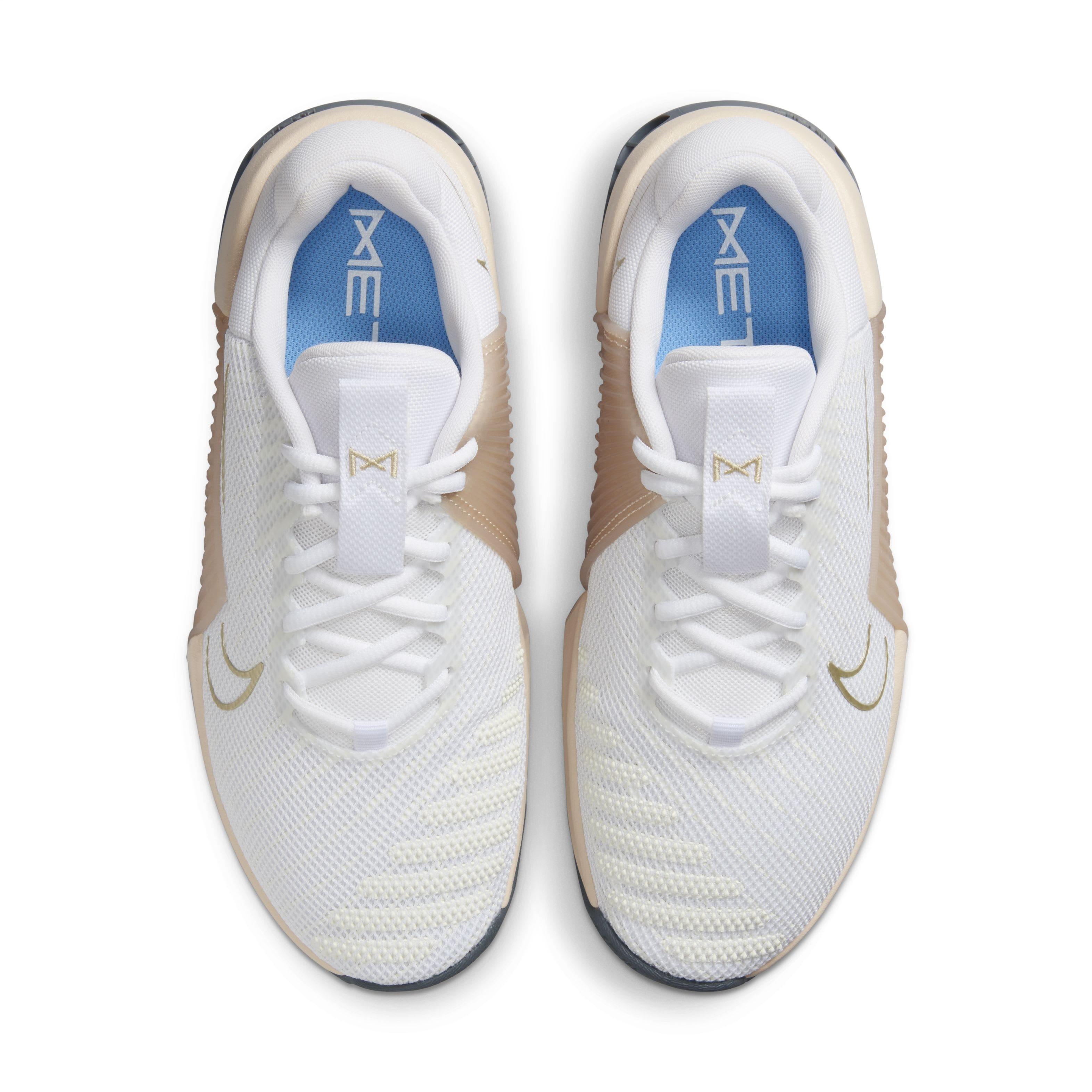 Nike Metcon 9 "White/Metallic Gold Grain/Sanddrift/White" Women's Training Shoe - WHITE/GOLD/SANDDRIFT/WHITE Thumbnail View 4
