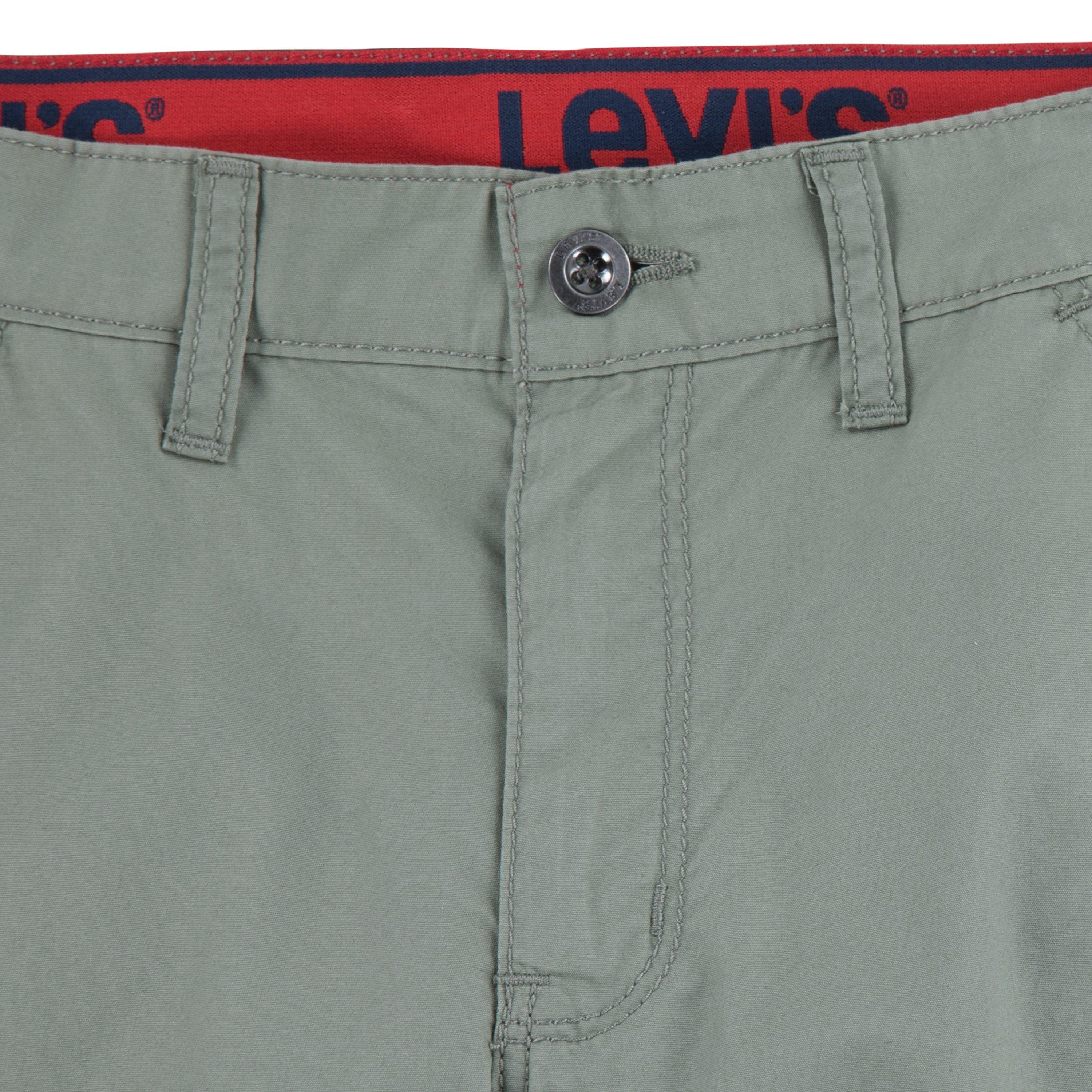 Levi's Red Tab Relaxed Big Boys' Green Cargo Shorts - GREEN