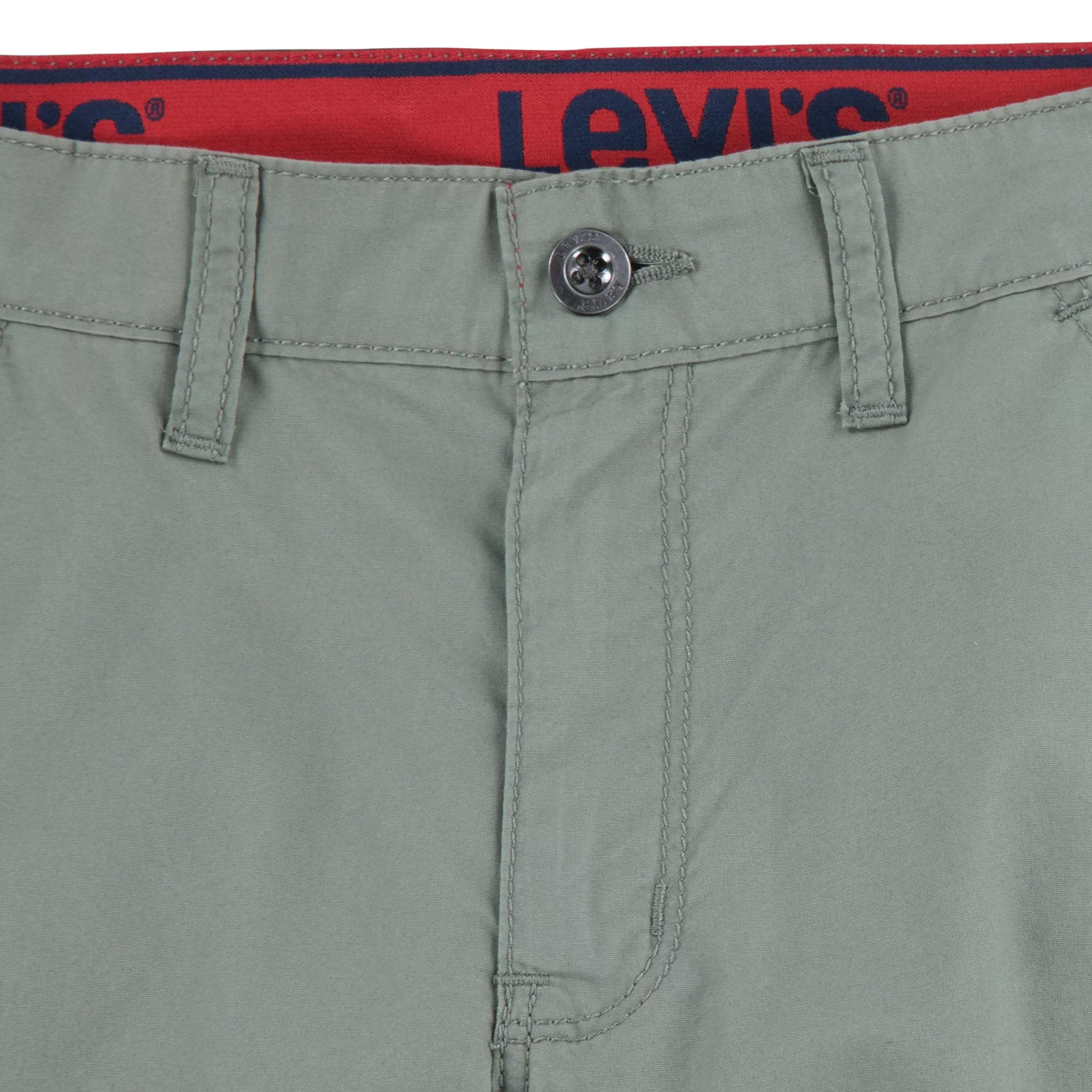 Levi's Red Tab Relaxed Big Boys' Green Cargo Shorts - GREEN